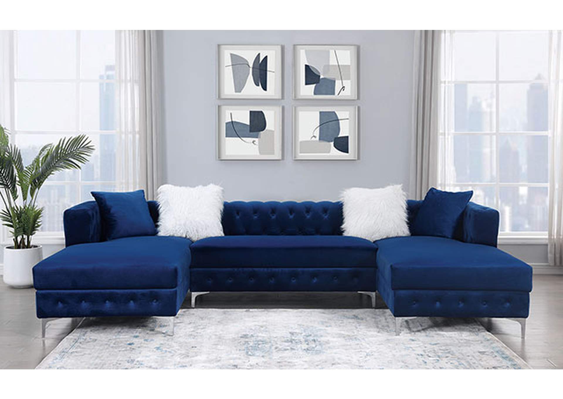 Ciabattoni Sectional,Furniture of America