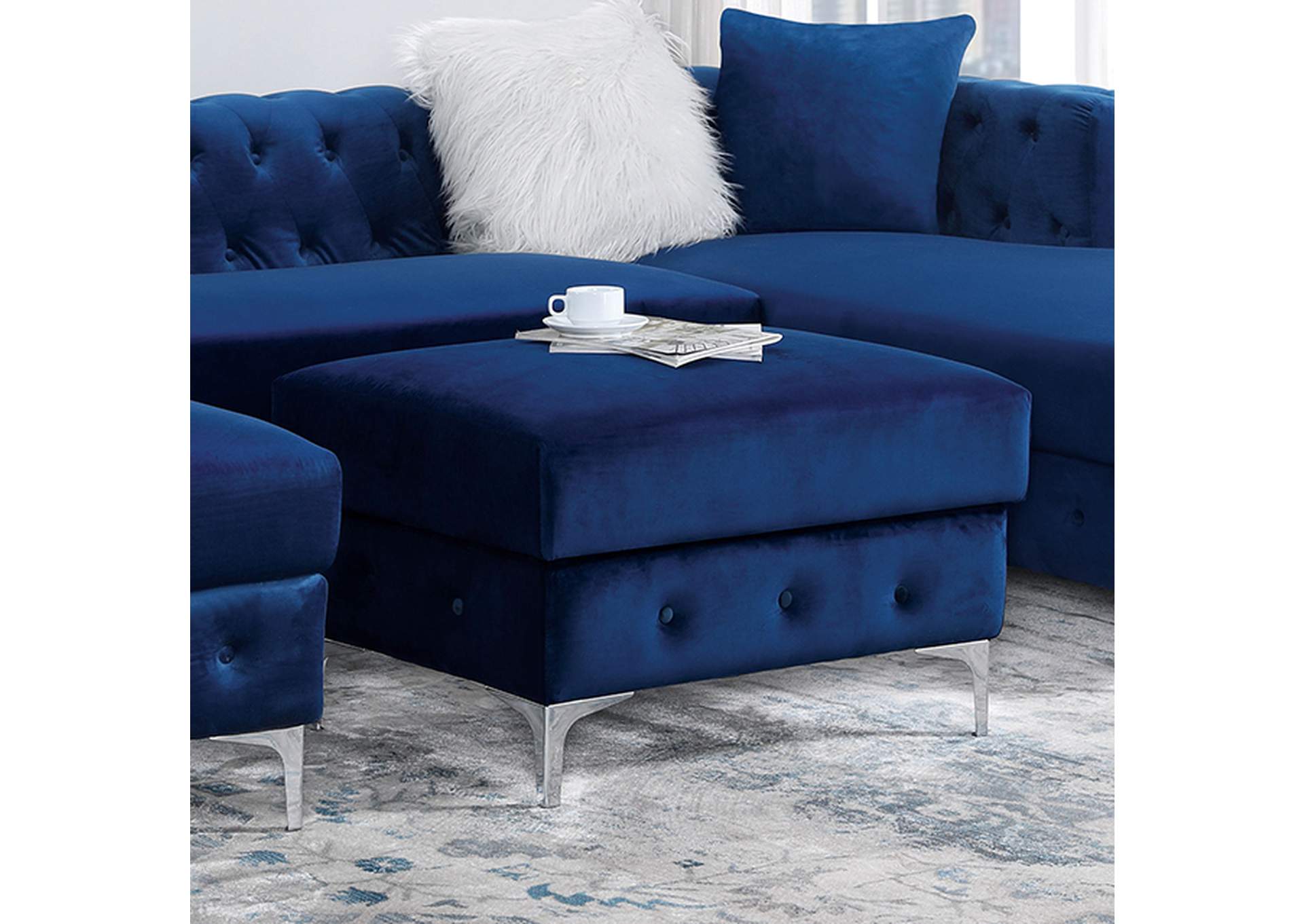 Ciabattoni Ottoman,Furniture of America