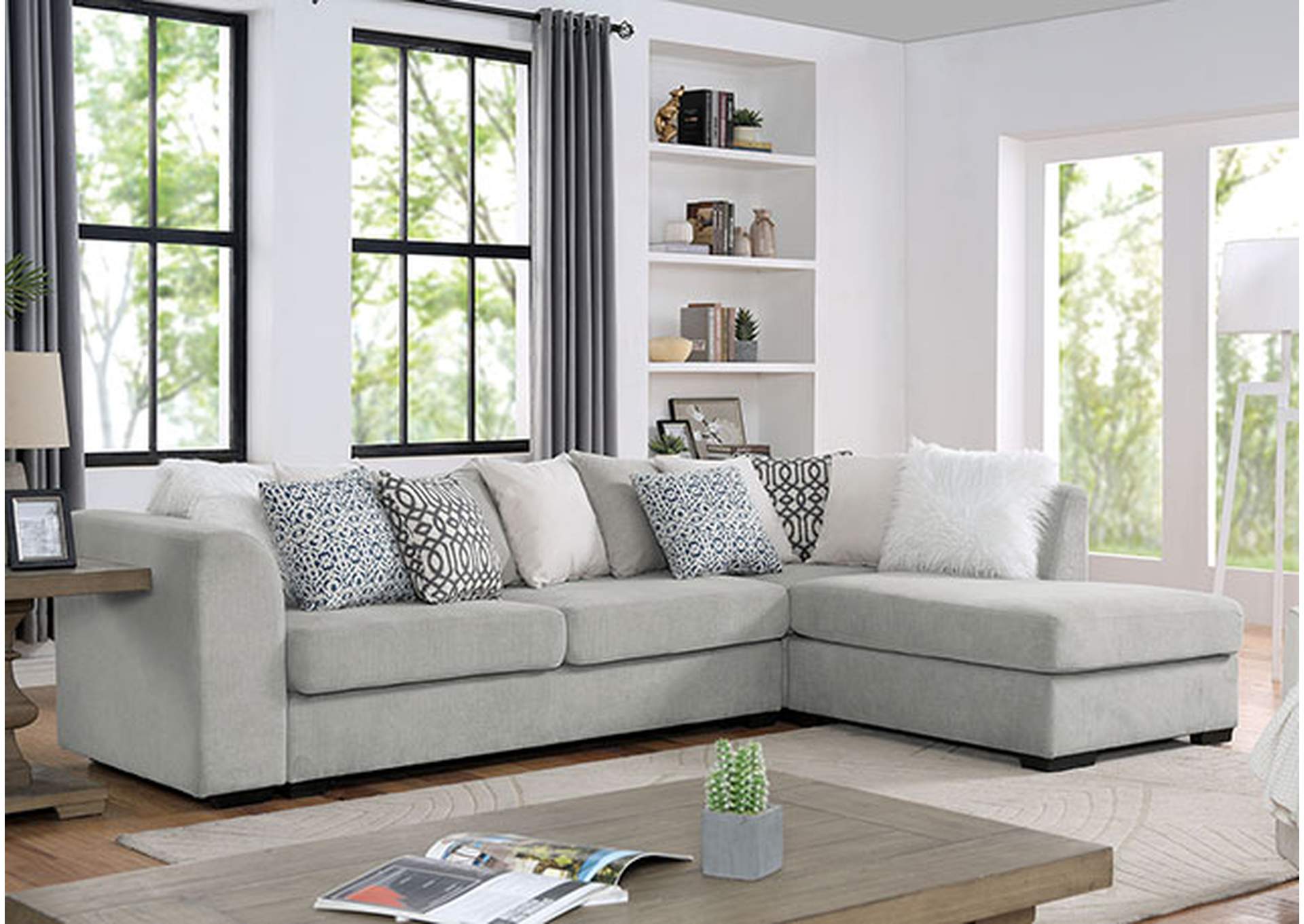 Leandra Sectional,Furniture of America