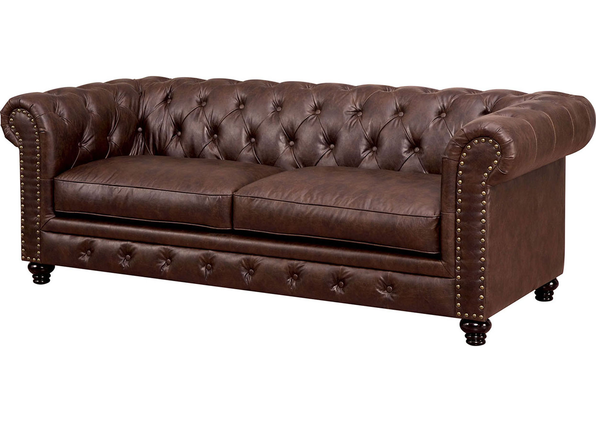 Stanford Brown Sofa,Furniture of America