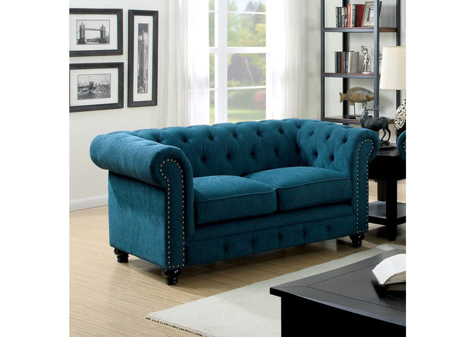 Stanford Love Seat,Furniture of America