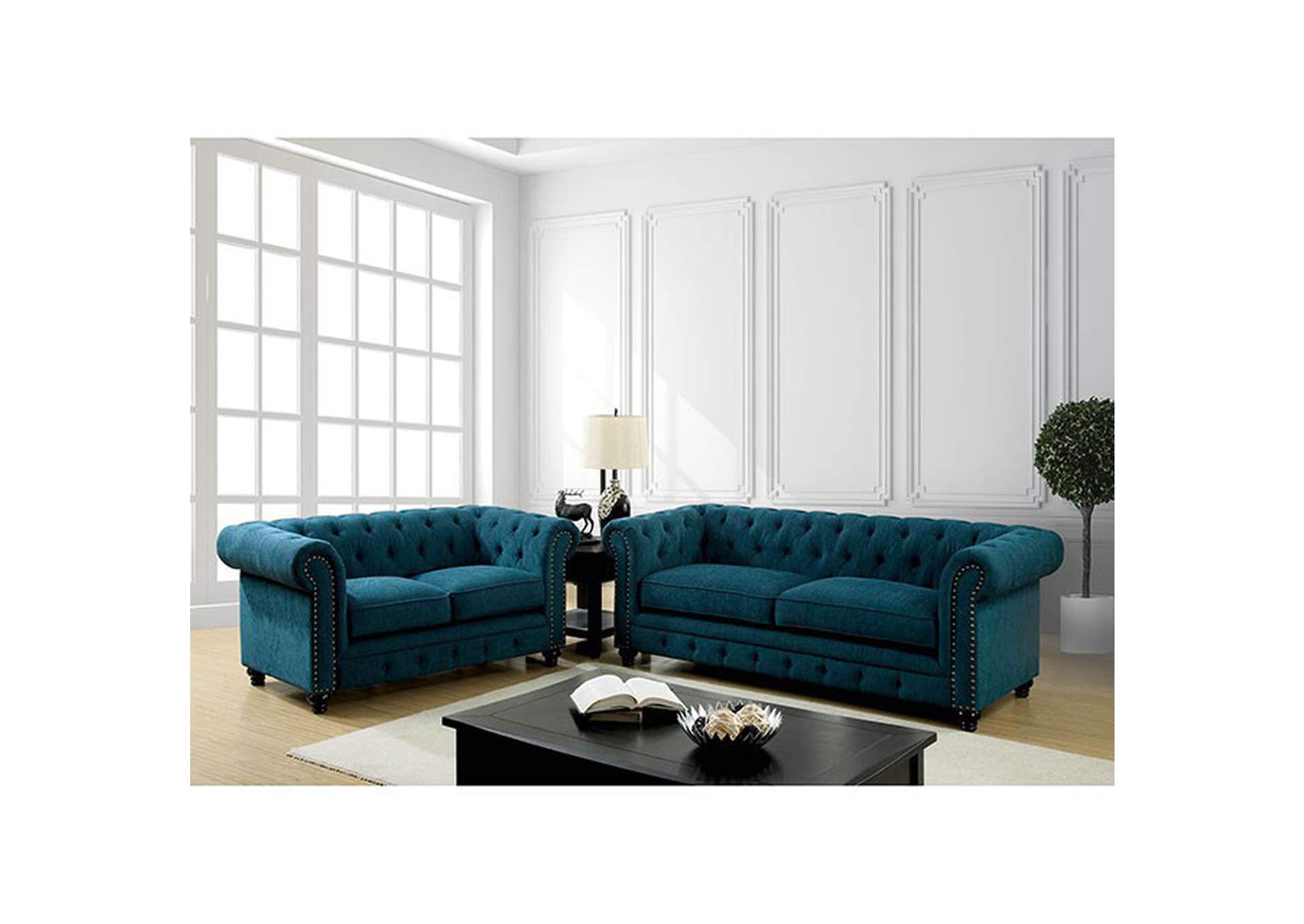 Stanford Love Seat,Furniture of America