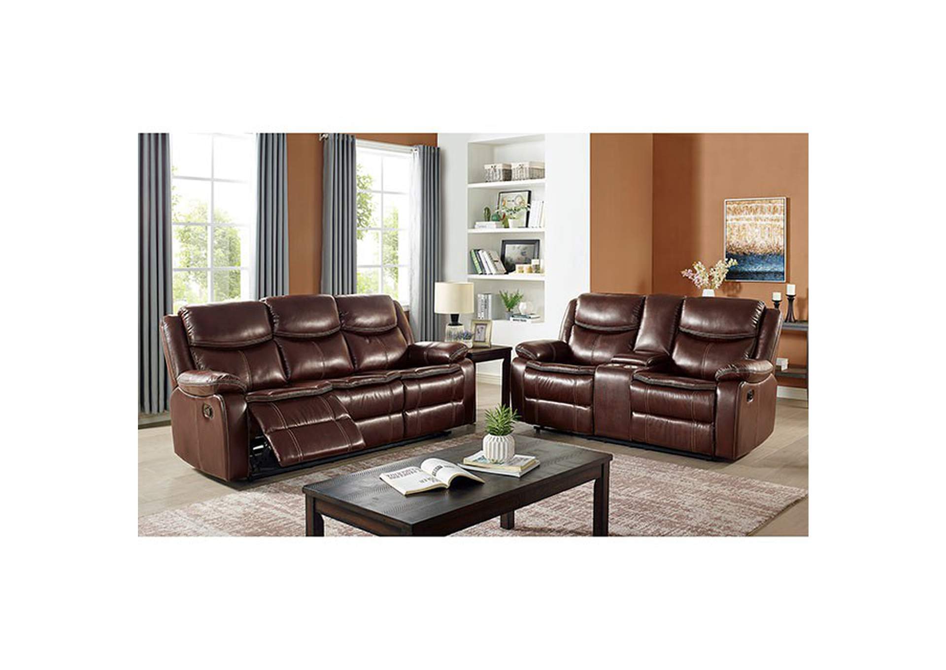 Jeanna Recliner,Furniture of America