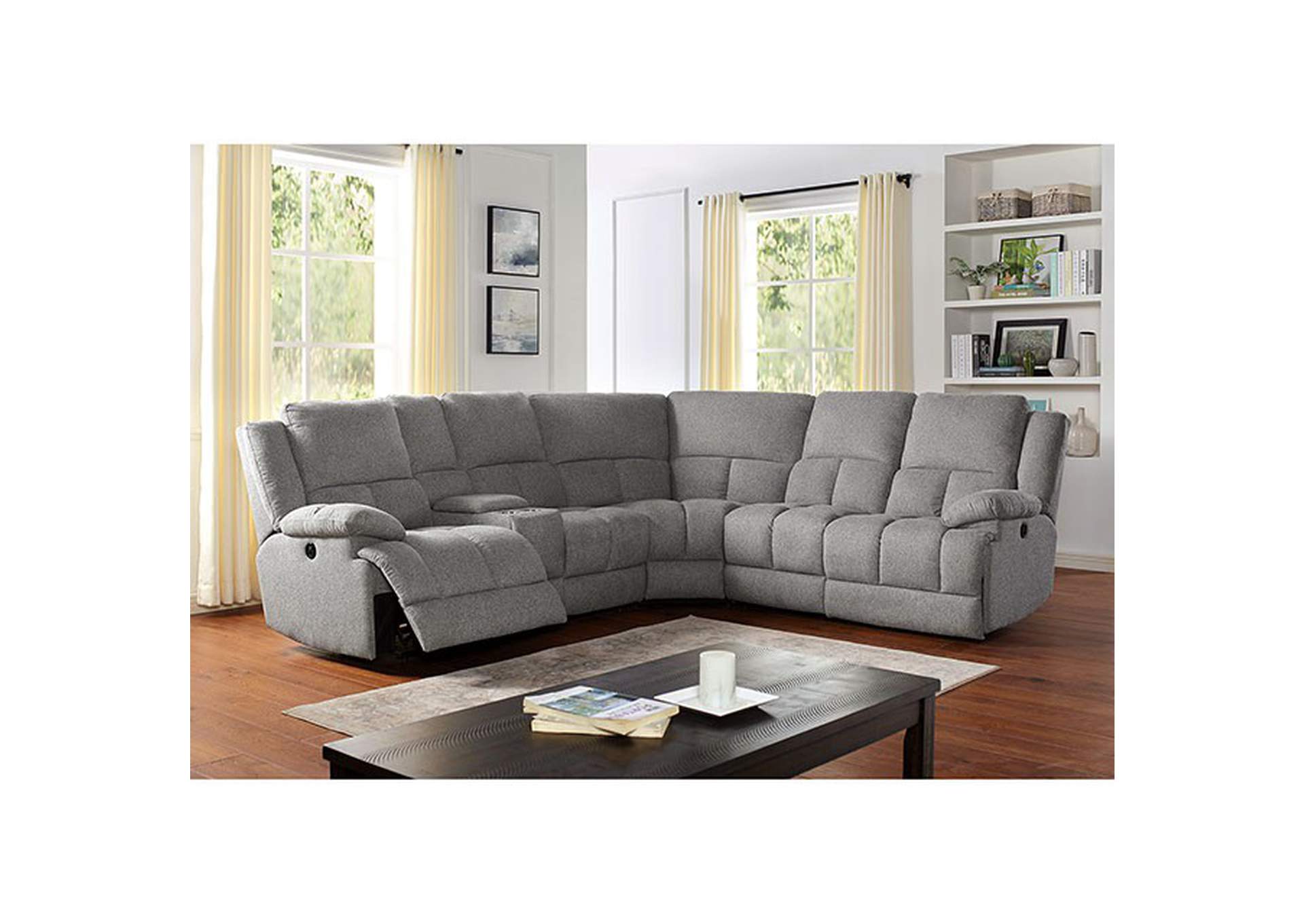 Lynette Sectional,Furniture of America