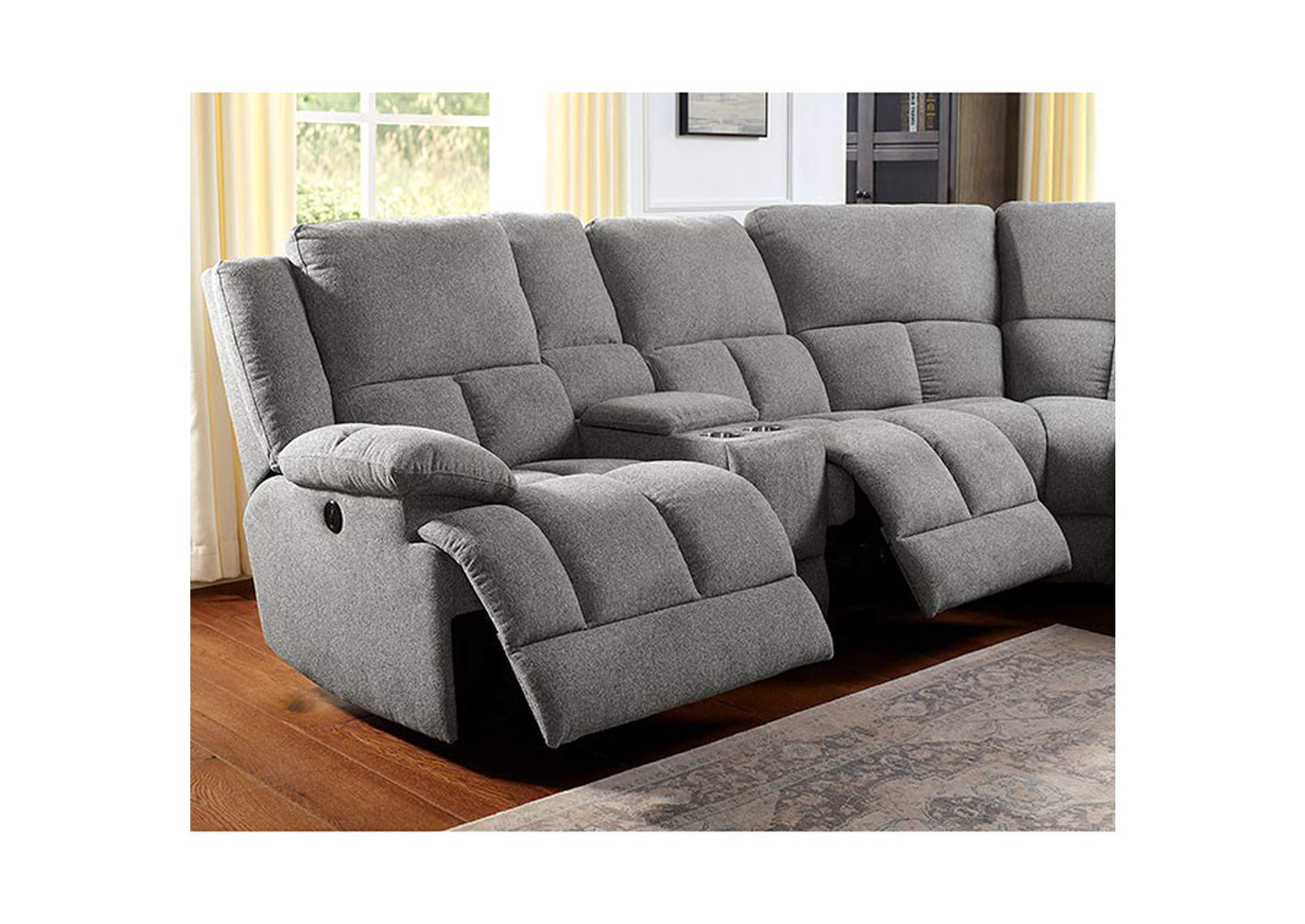 Lynette Sectional,Furniture of America