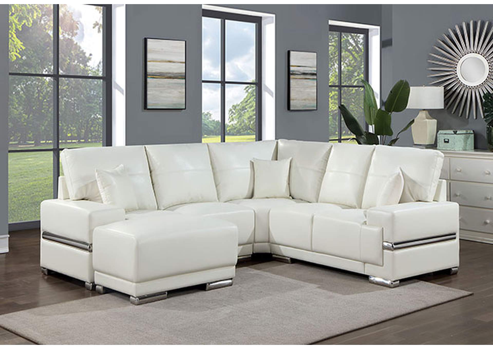 Althea Sectional,Furniture of America