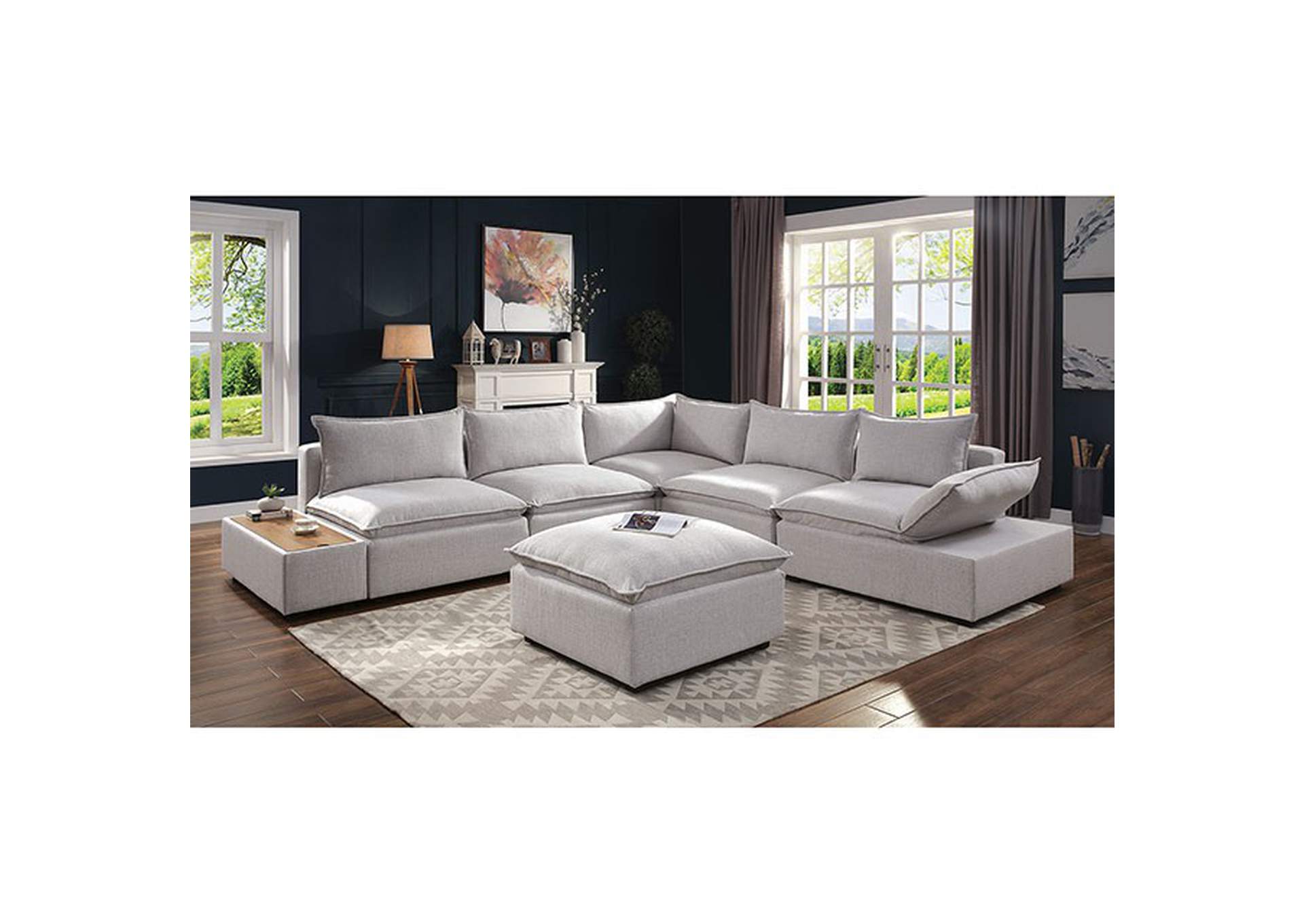 Arlene Sectional,Furniture of America