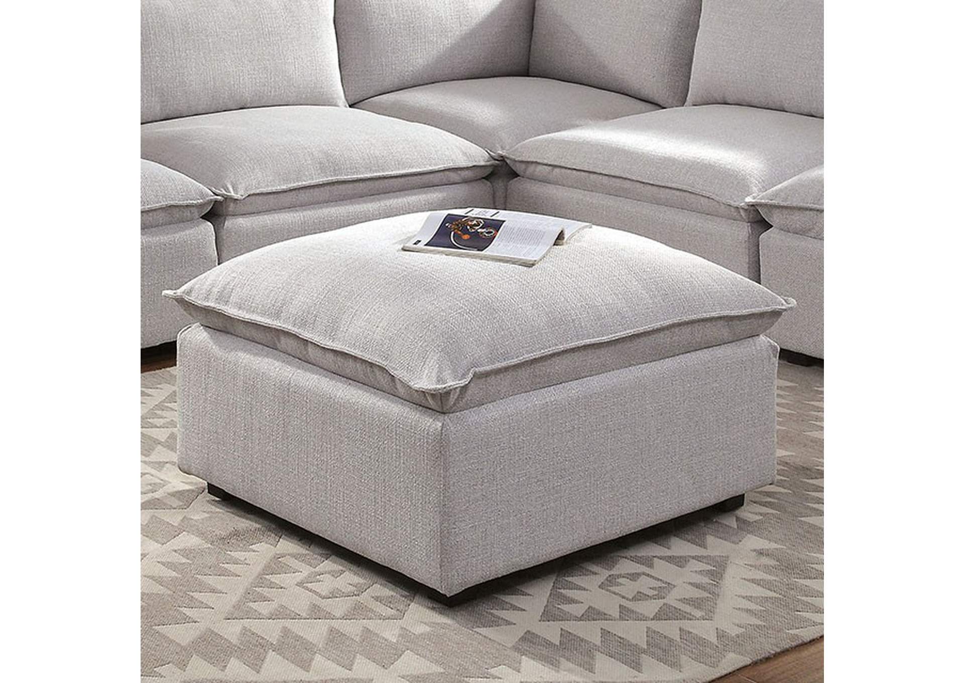 Arlene Ottoman,Furniture of America