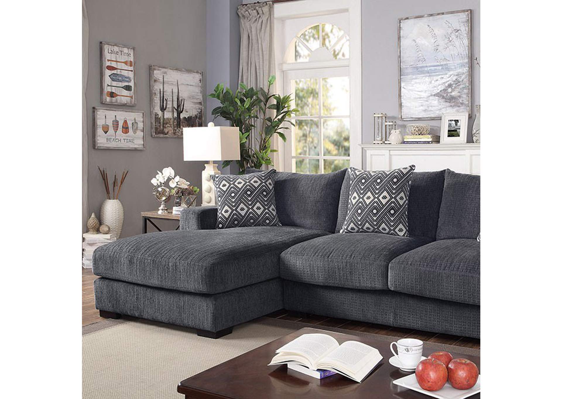 Kaylee L-Sectional w/ Left Chaise,Furniture of America
