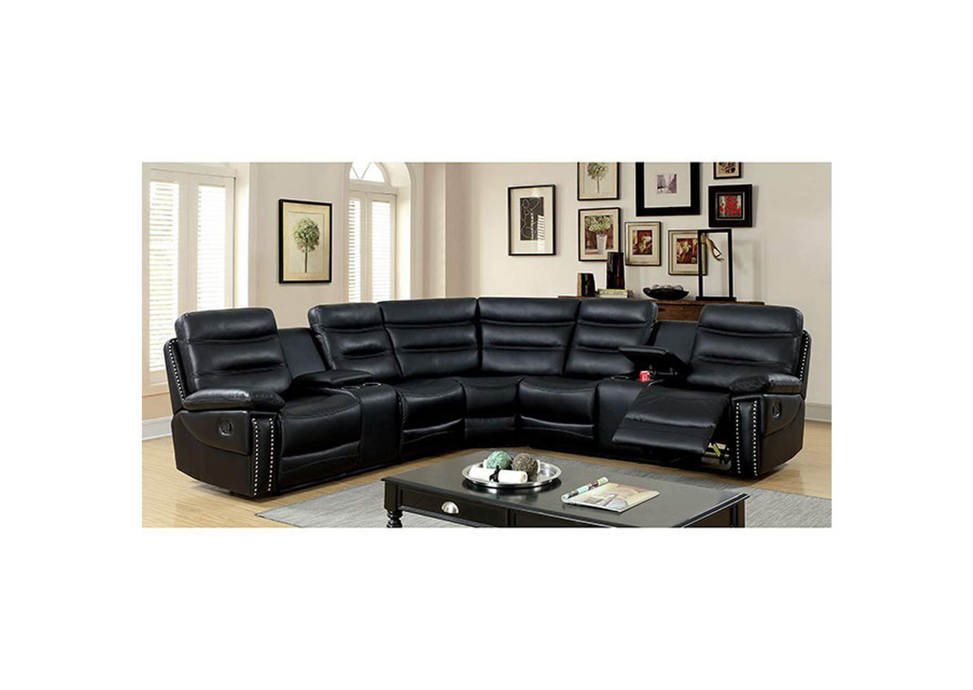 Cavan Sectional,Furniture of America