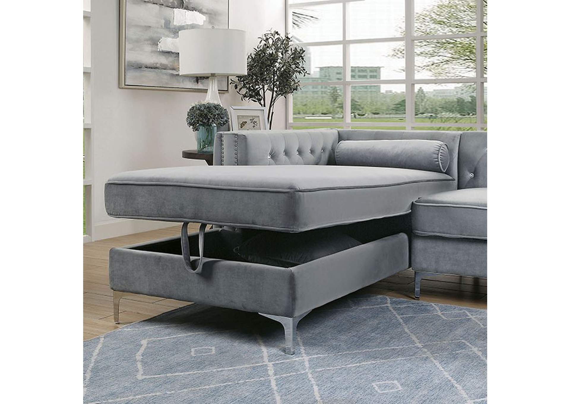 Amie Sectional,Furniture of America