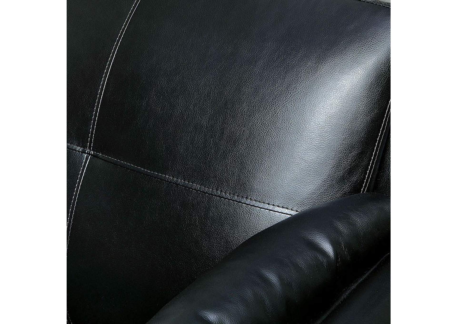 Pierre Black Sofa,Furniture of America