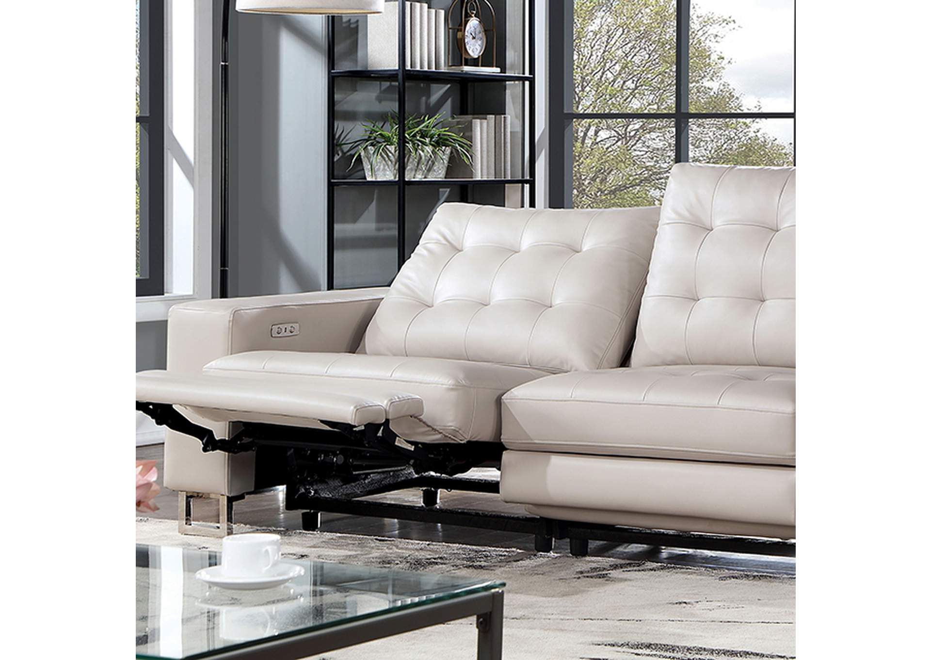 Abberton Power Loveseat,Furniture of America