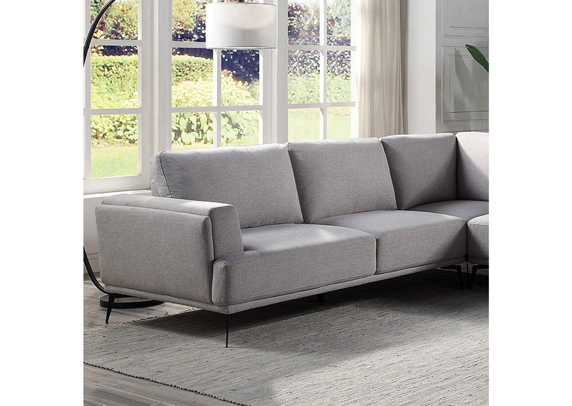 Laufen U-shaped Sectional,Furniture of America