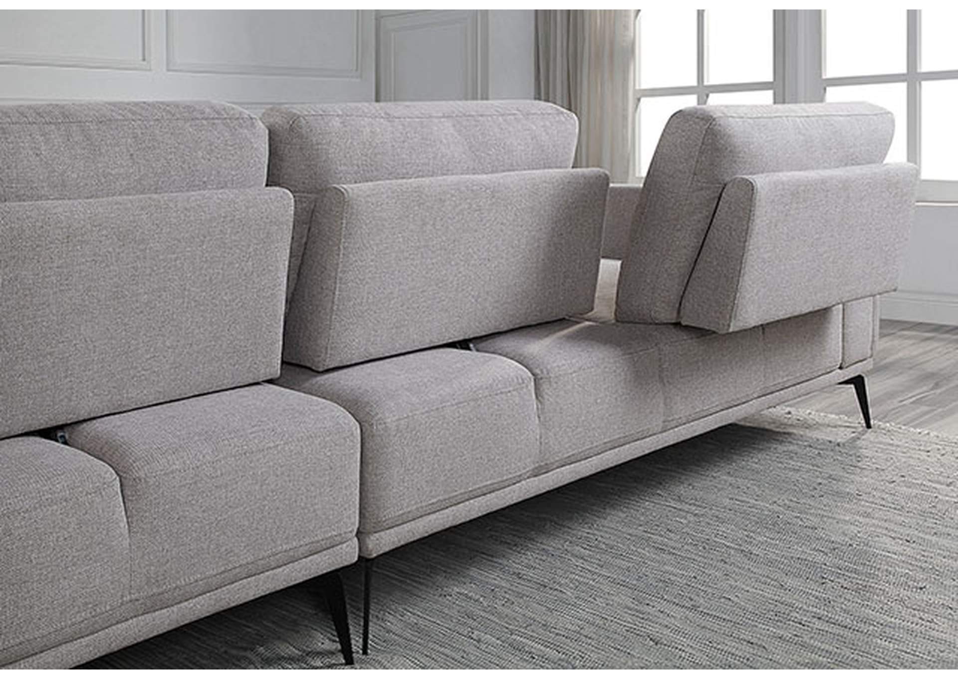 Laufen U-shaped Sectional,Furniture of America