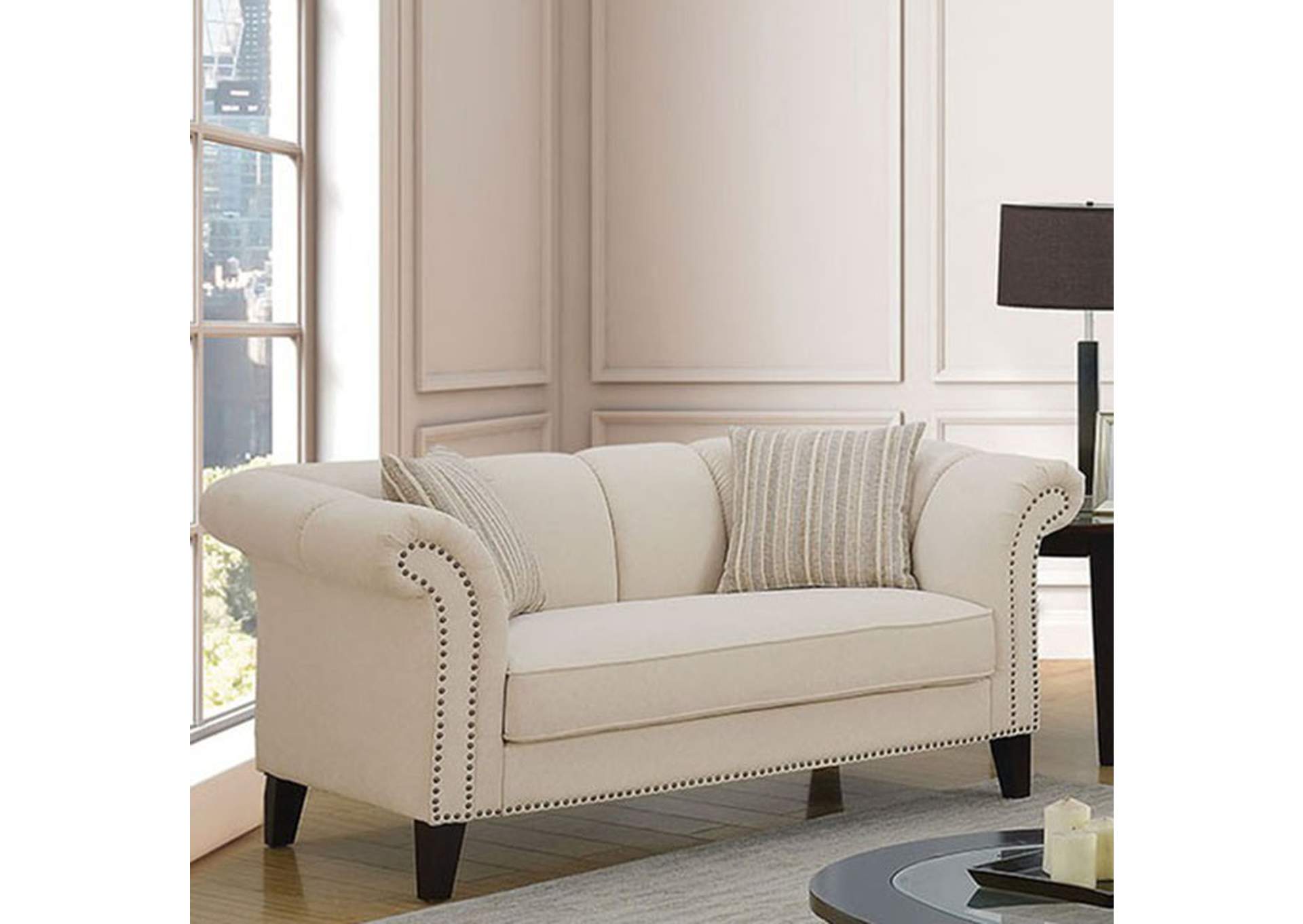 Clarabelle Love Seat,Furniture of America