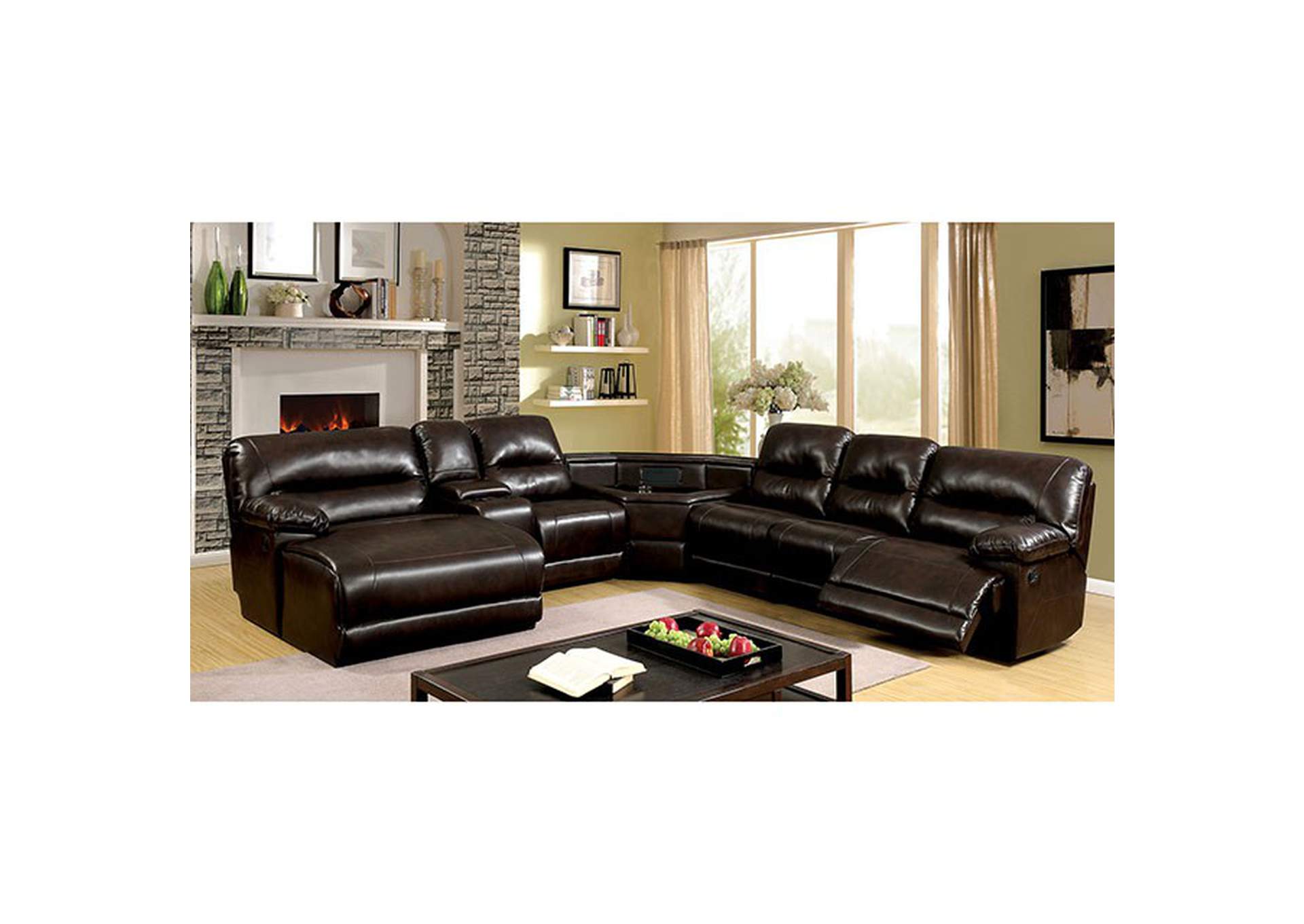 Glasgow Sectional,Furniture of America