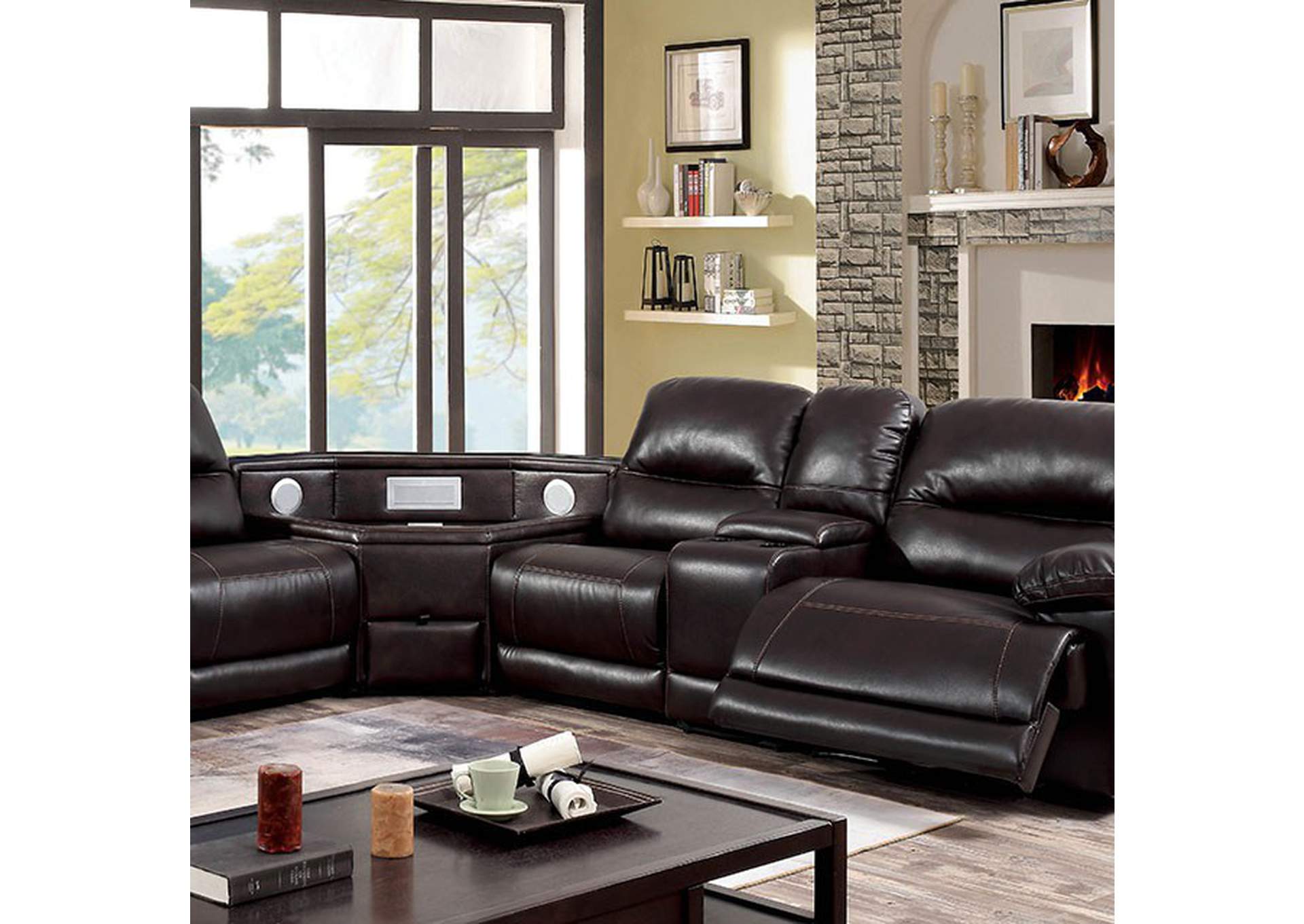 Glasgow Sectional,Furniture of America