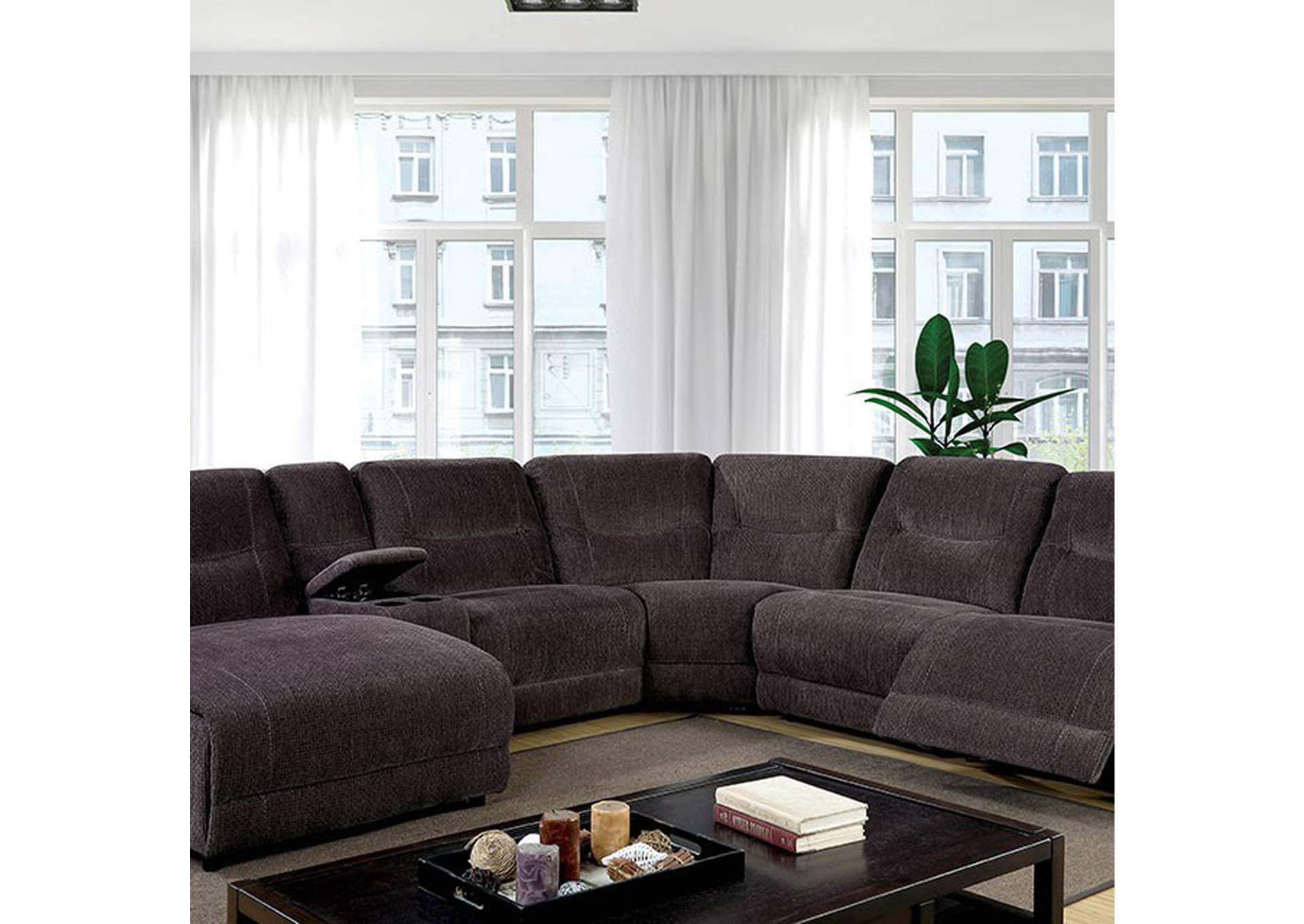 Zuben Sectional,Furniture of America