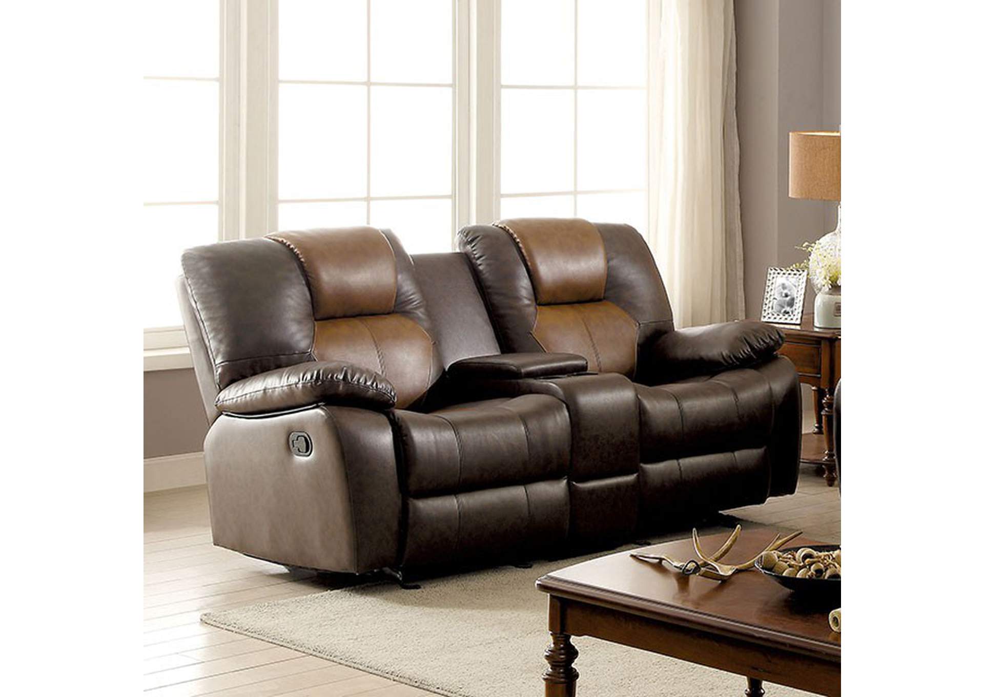 Pollux Love Seat,Furniture of America