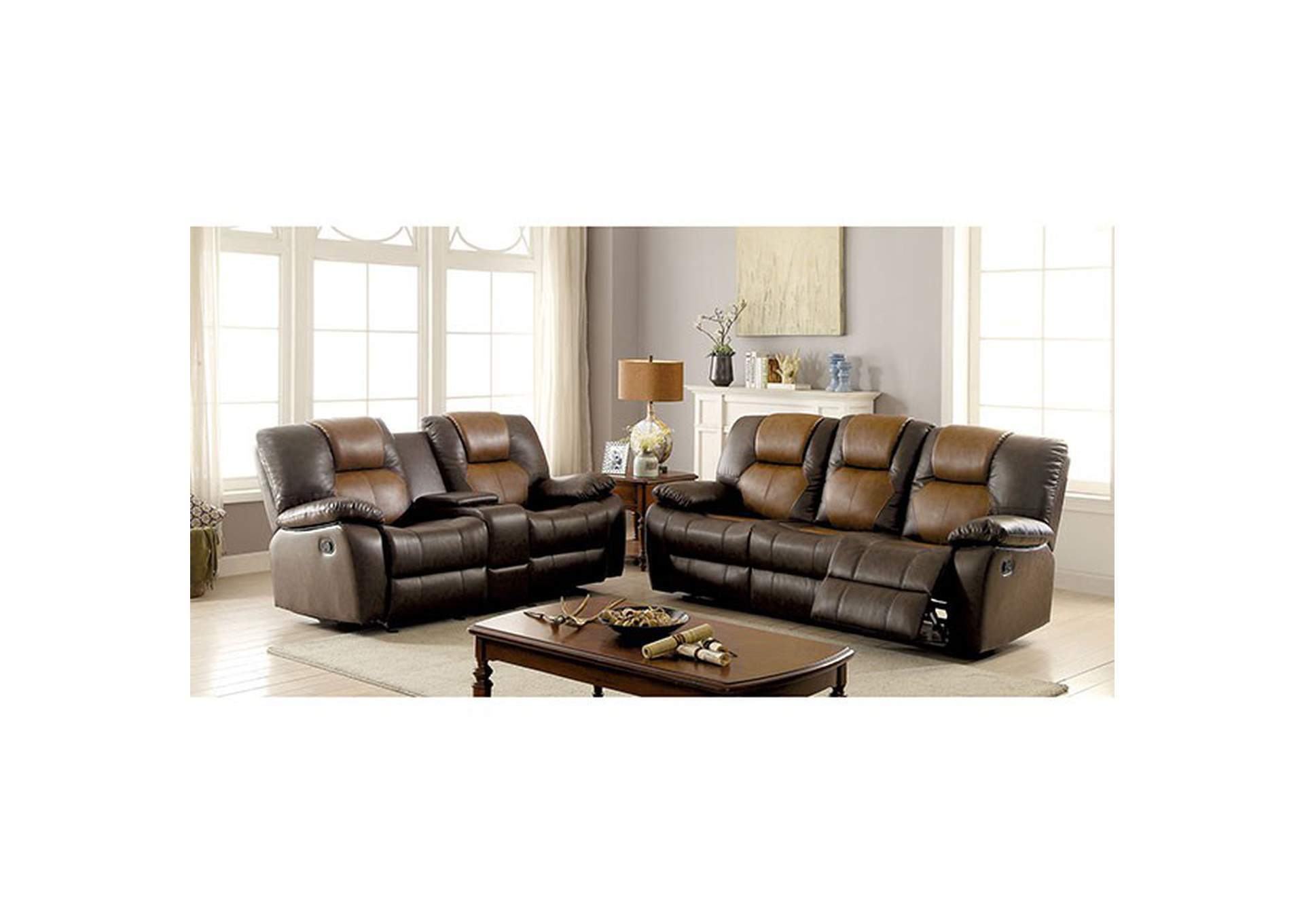 Pollux Love Seat,Furniture of America