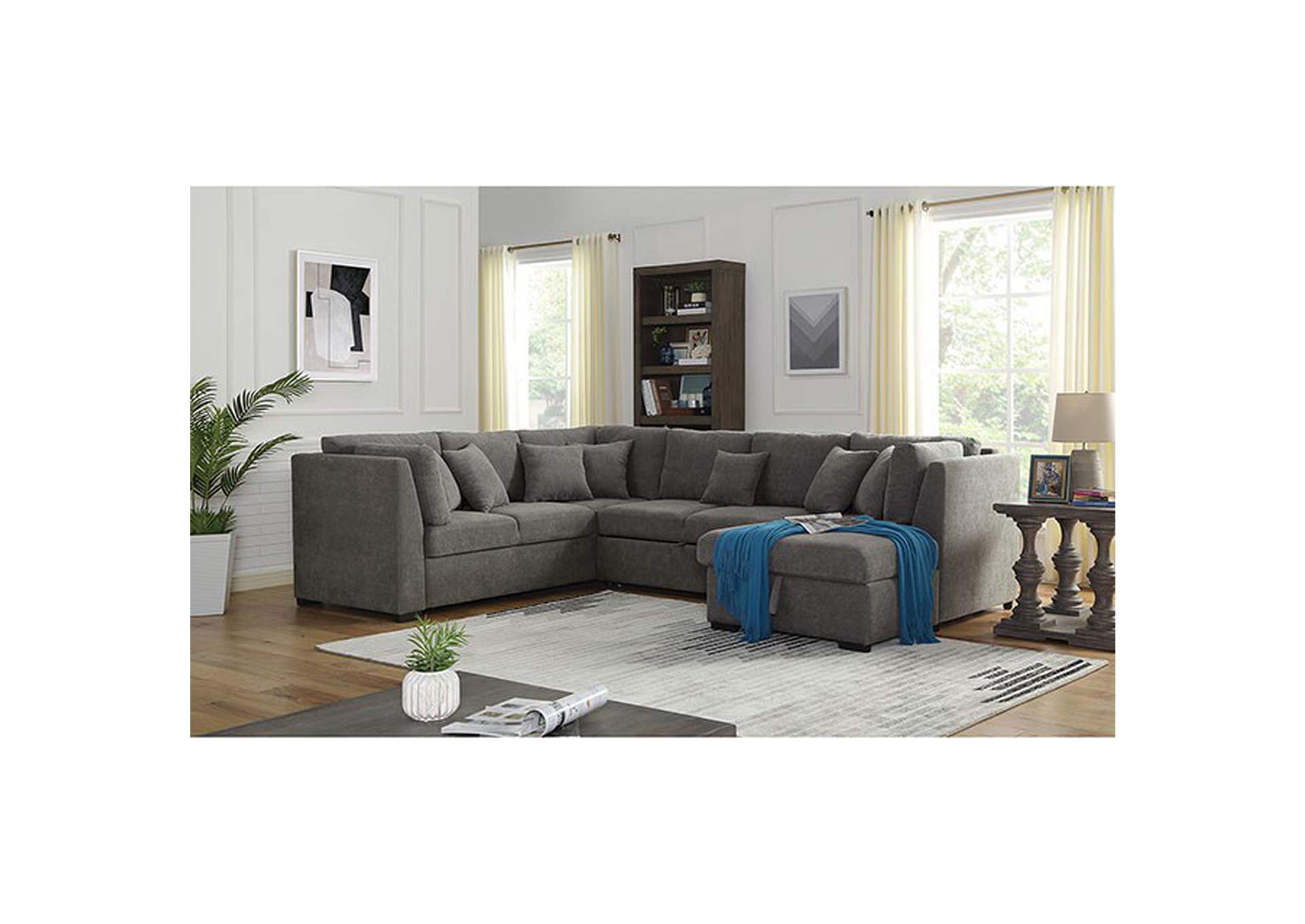 Bethan Sectional,Furniture of America