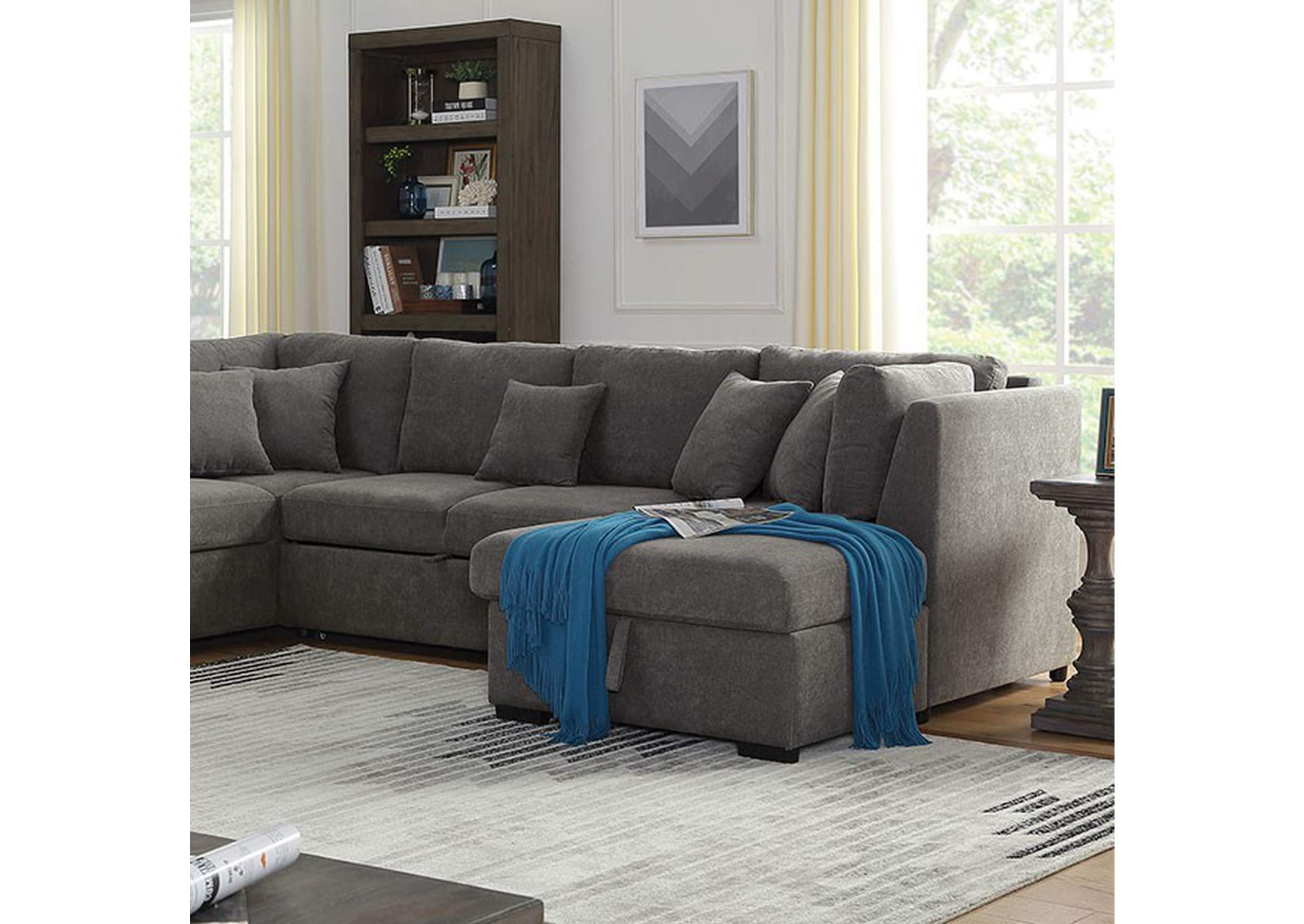 Bethan Sectional,Furniture of America