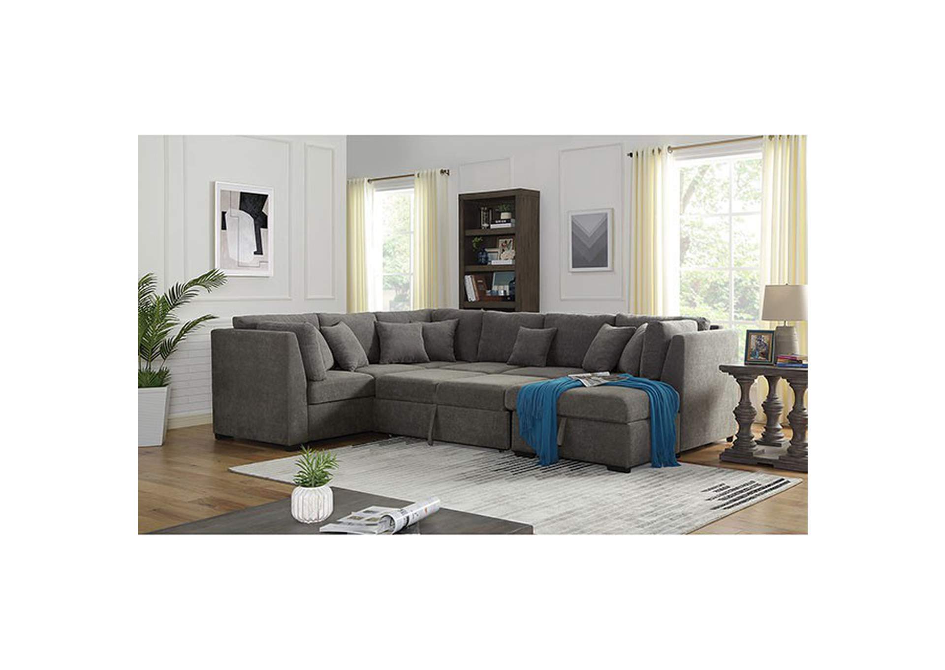 Bethan Sectional,Furniture of America