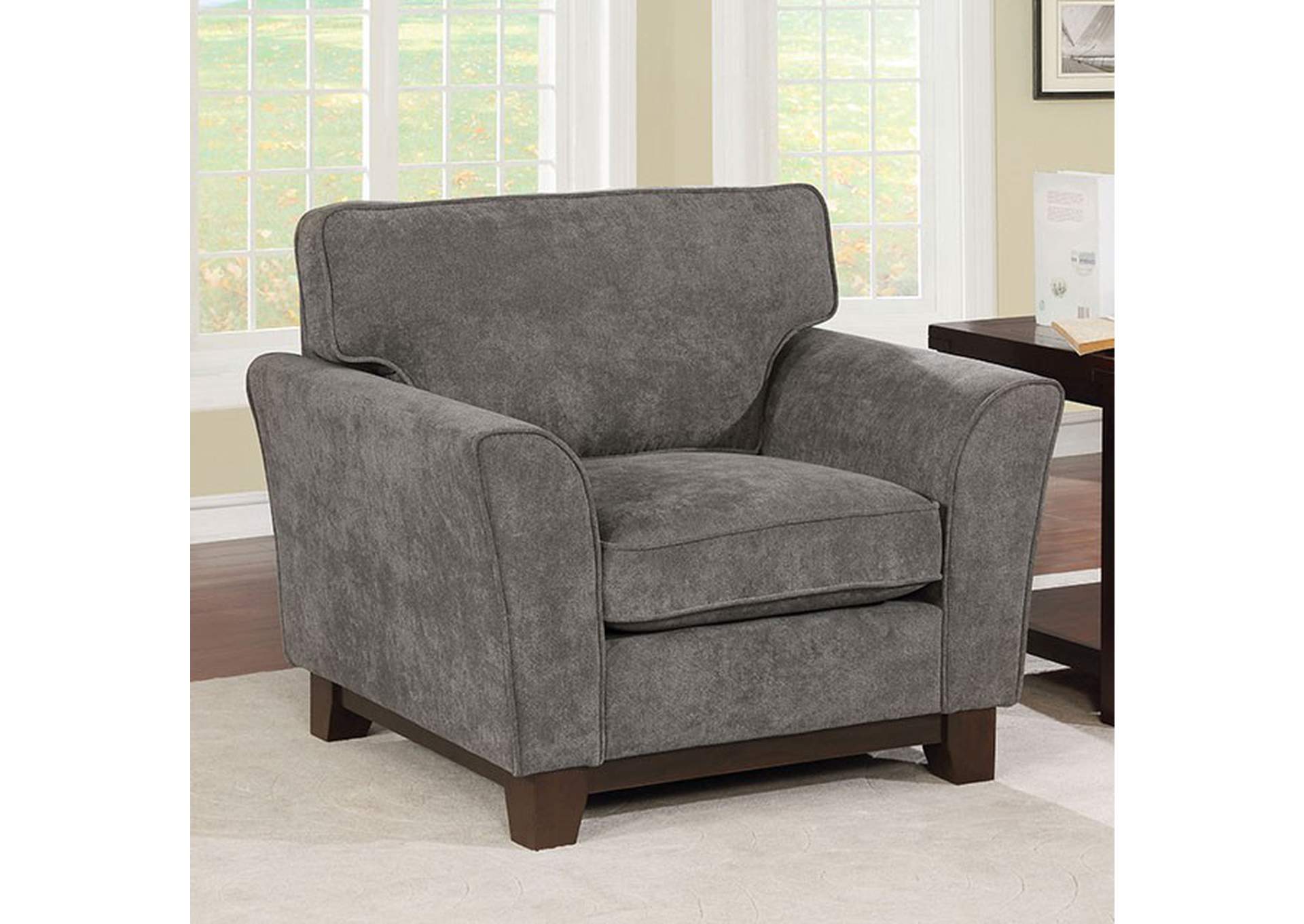 Caldicot Gray Chair,Furniture of America