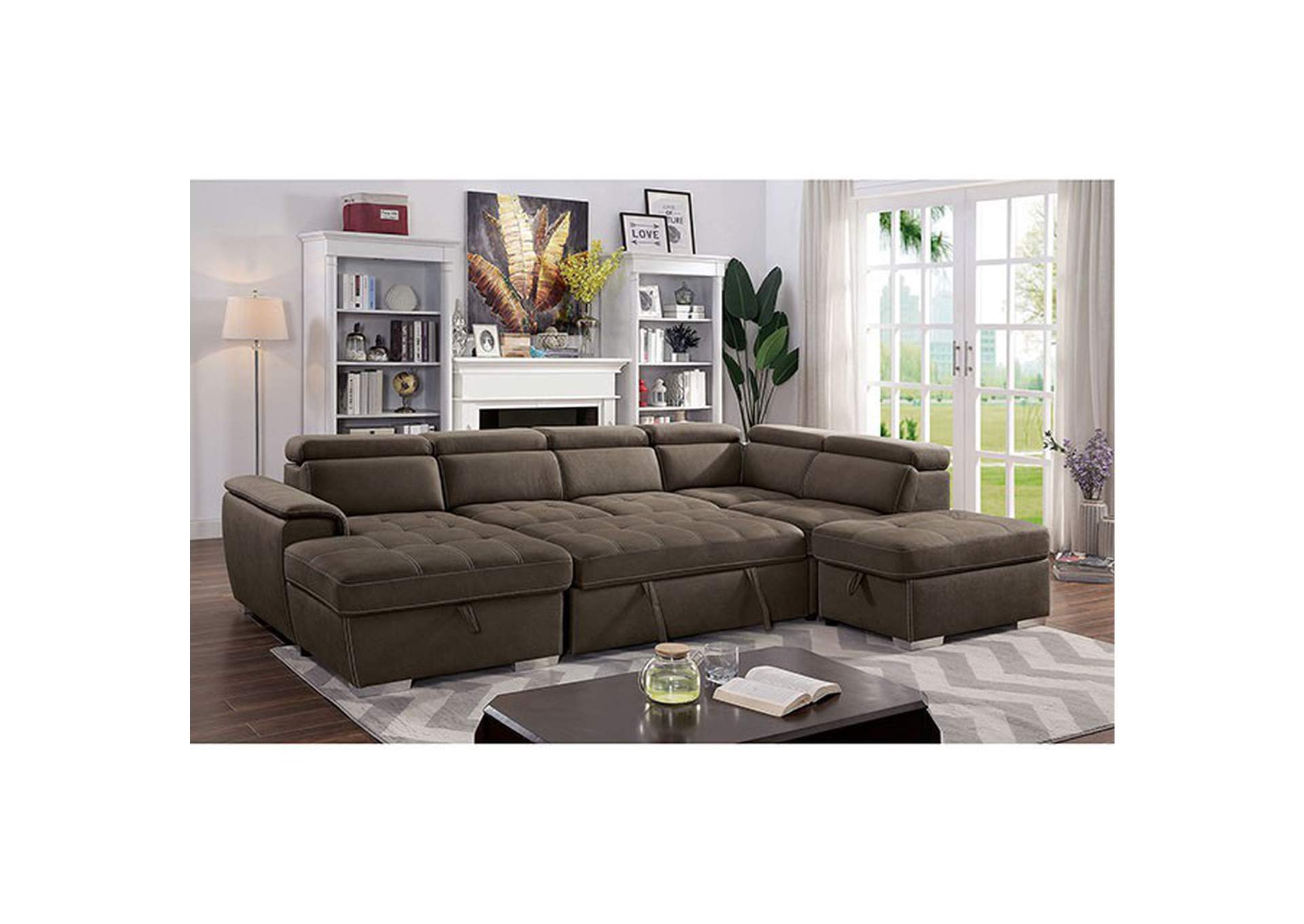 Hugo Sectional,Furniture of America