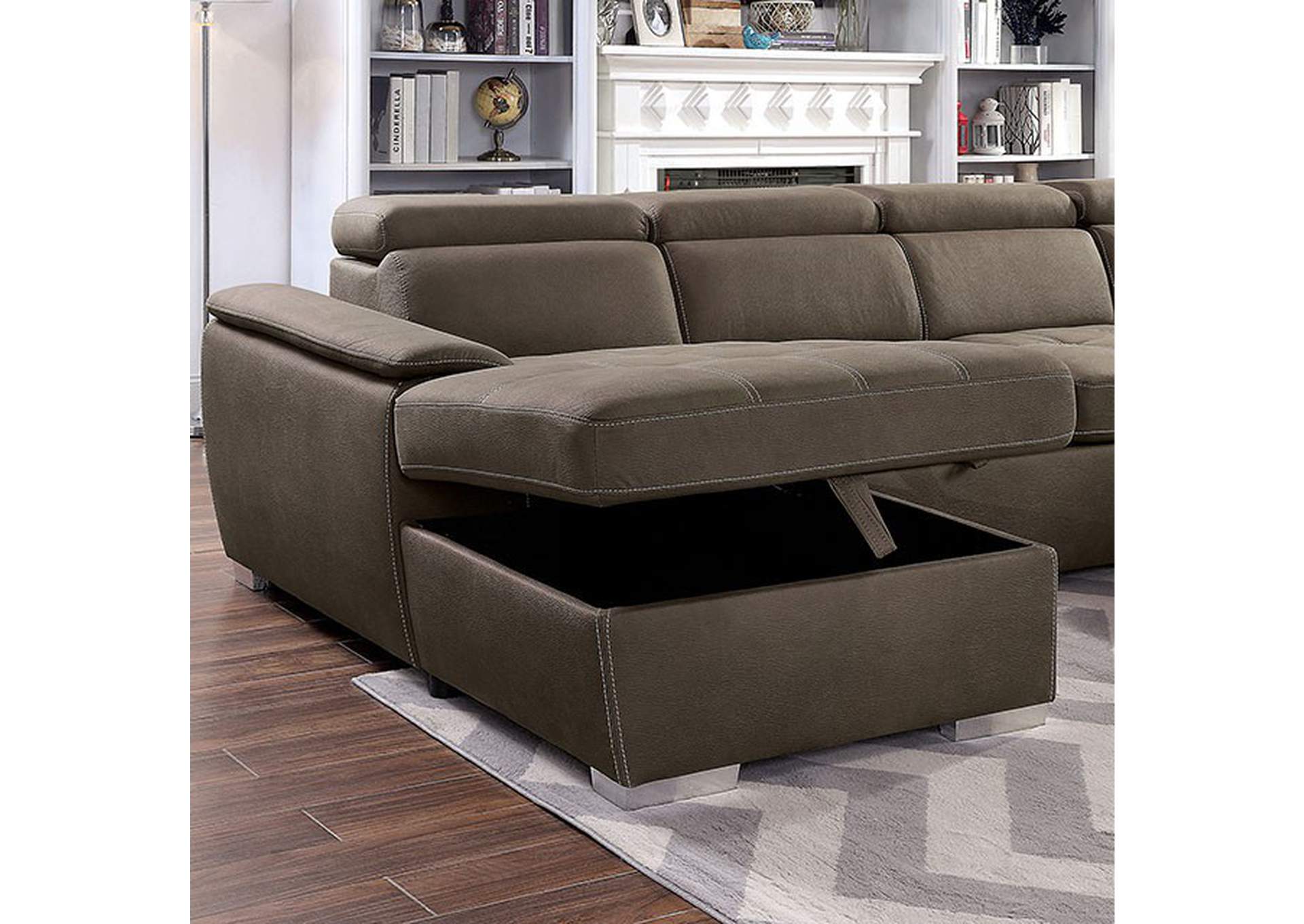 Hugo Sectional,Furniture of America