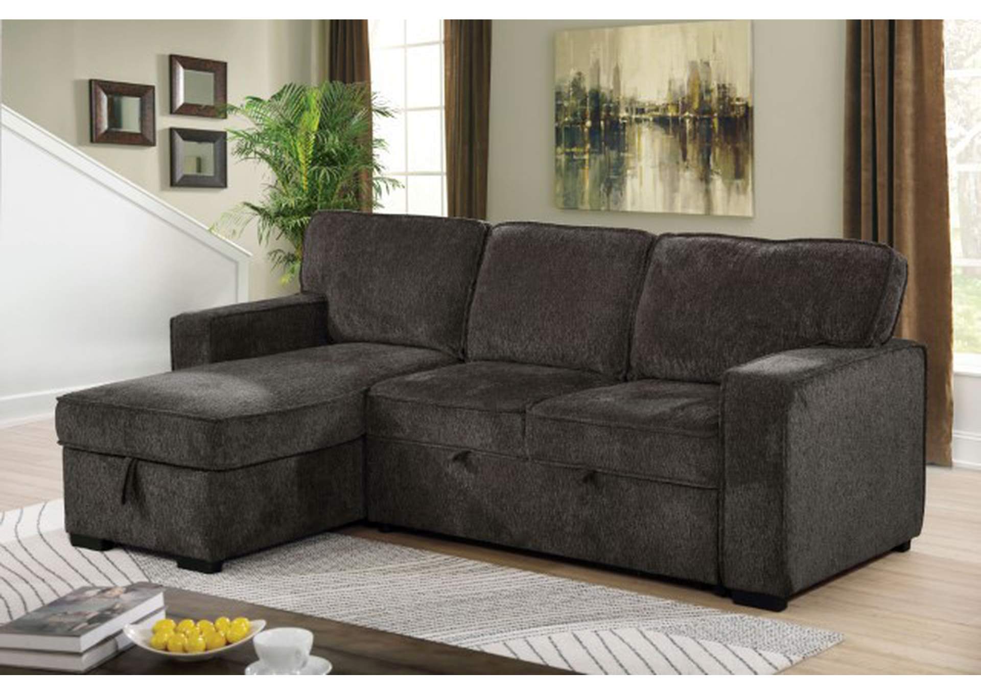 Ines Sectional,Furniture of America