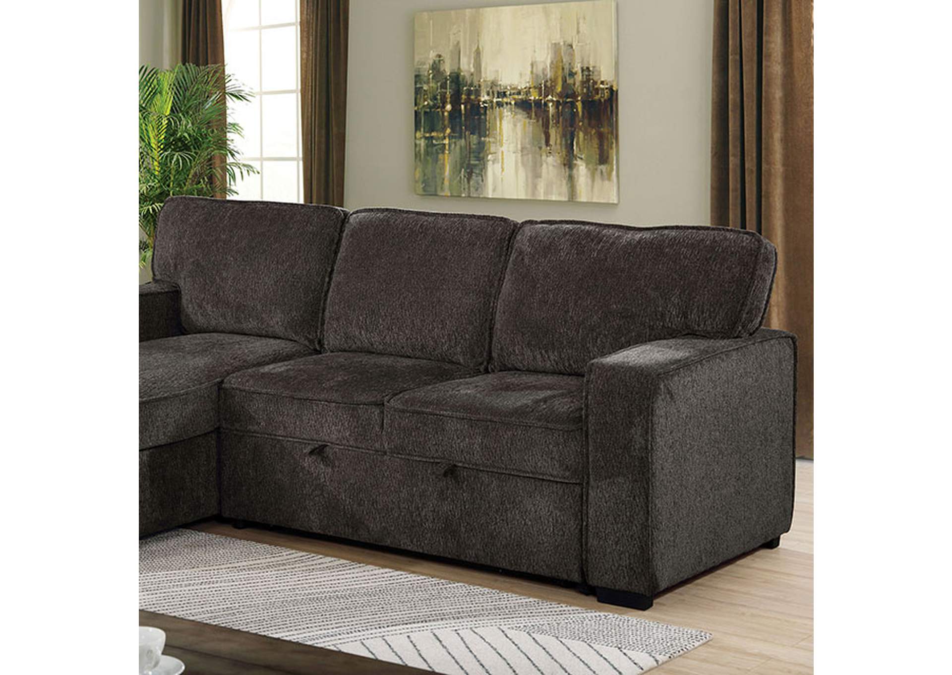 Ines Sectional,Furniture of America