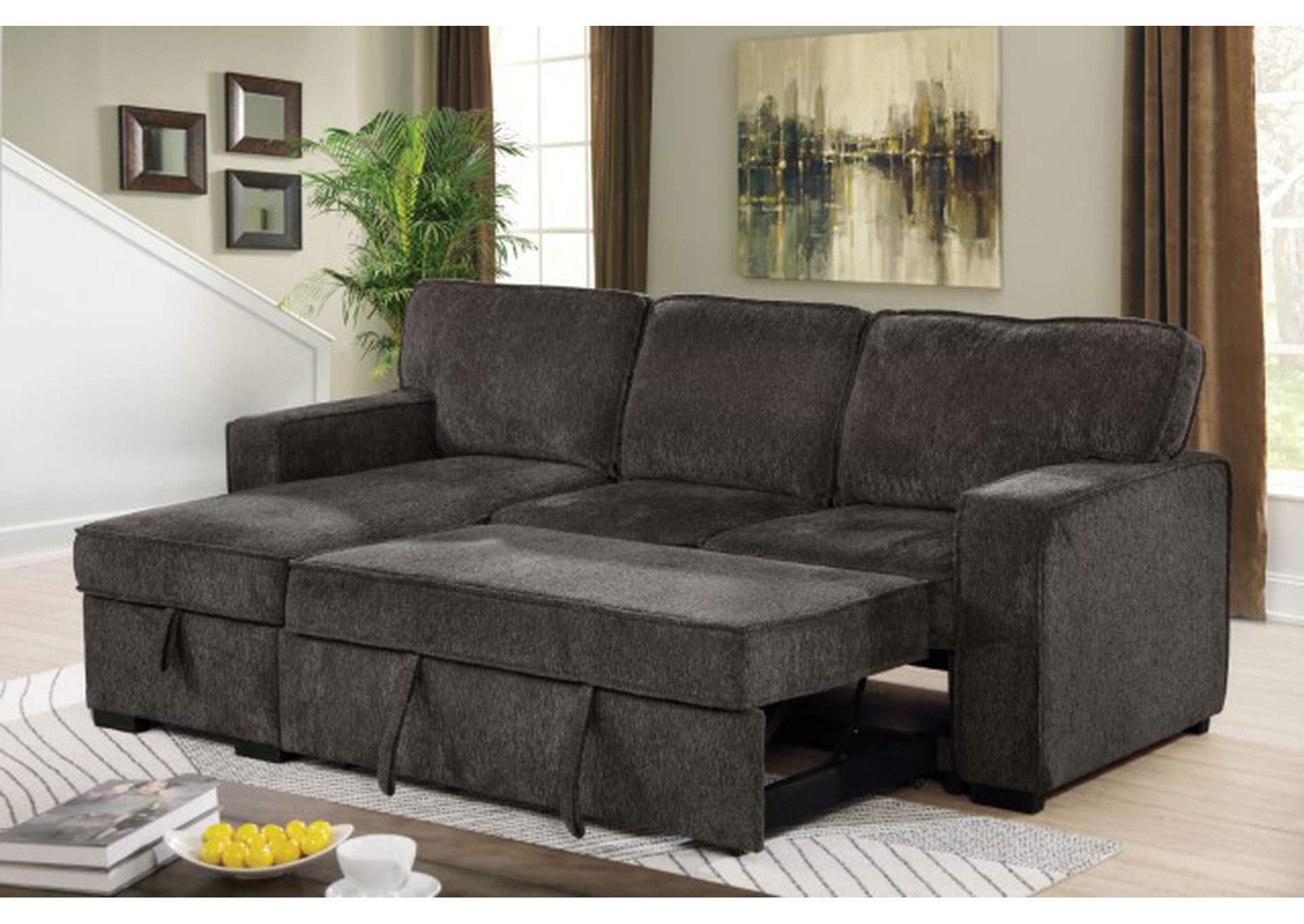 Ines Sectional,Furniture of America