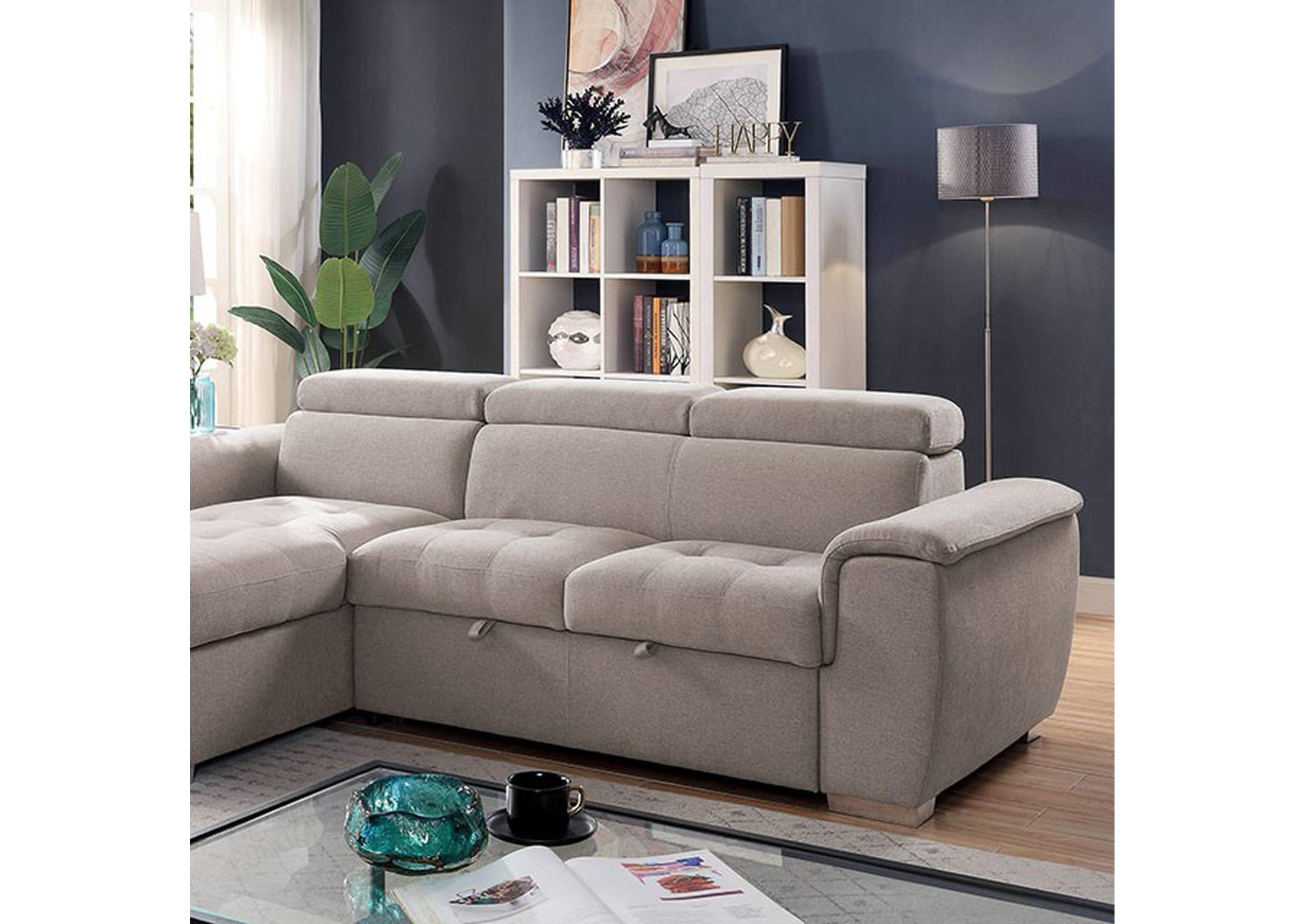 Stina Sectional,Furniture of America