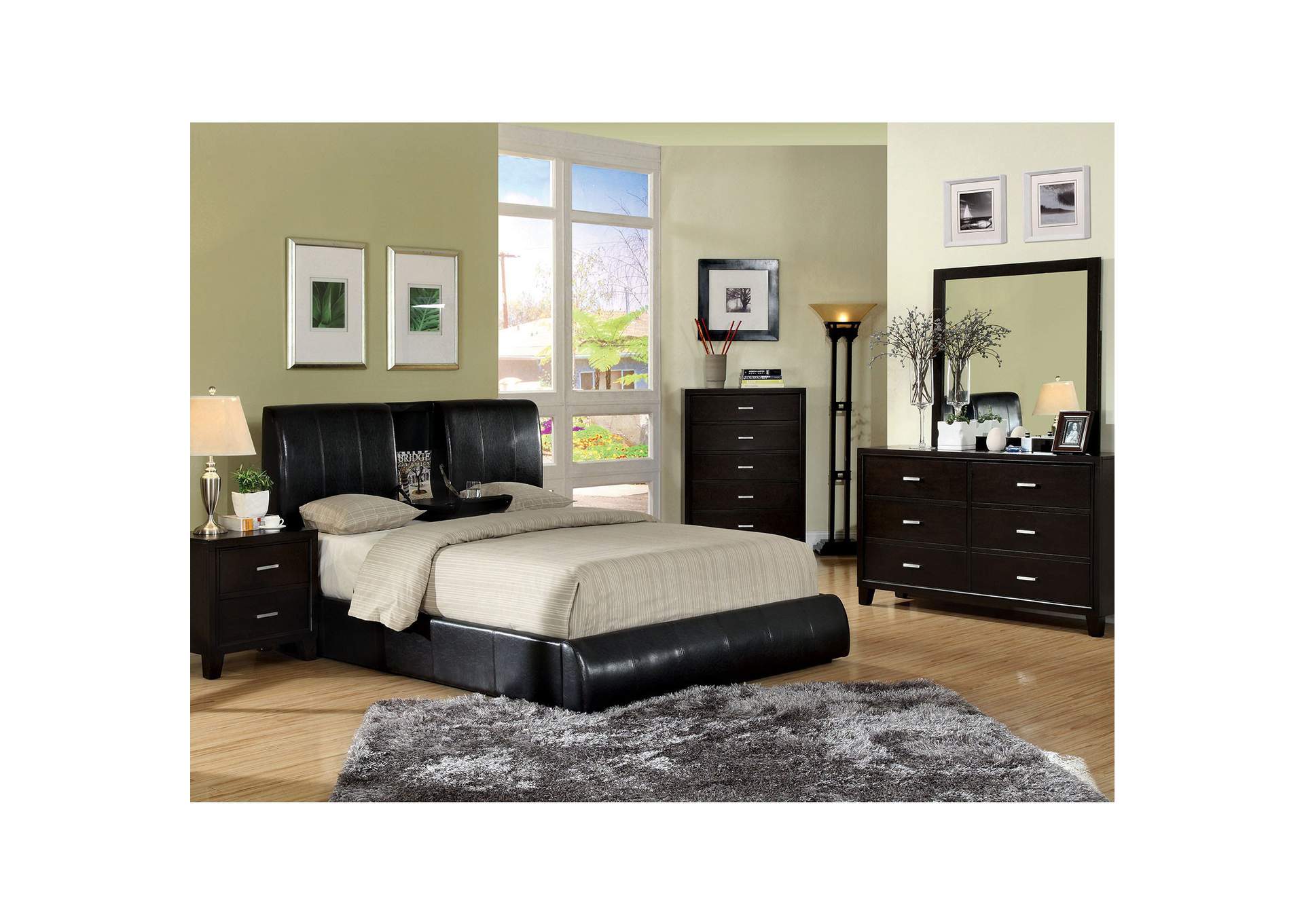 Webster Cal.King Bed,Furniture of America