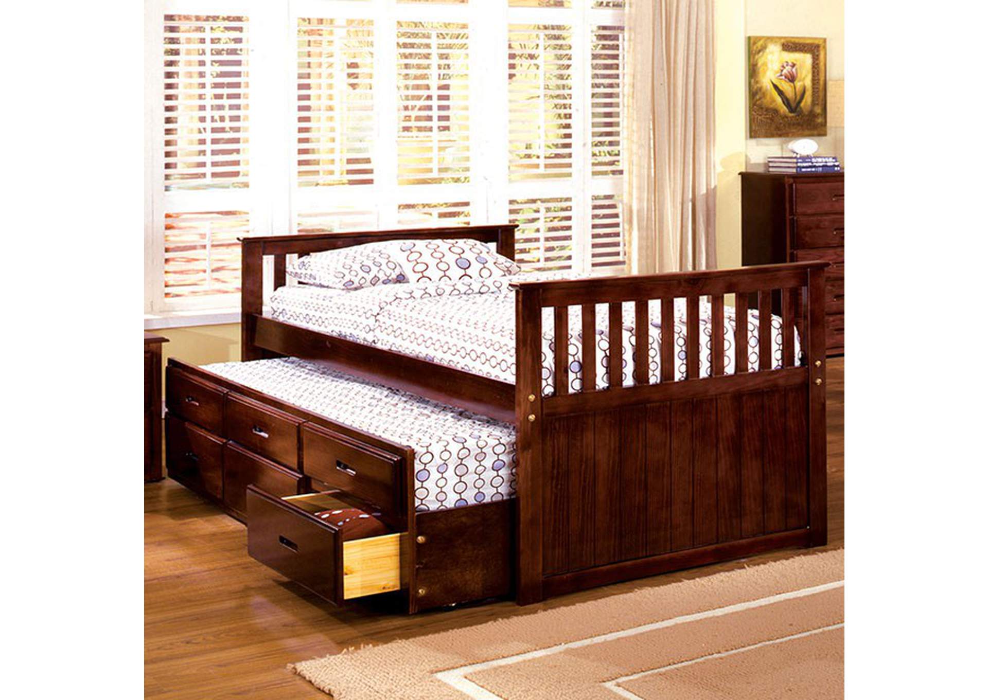 Montana Captain Twin Bed,Furniture of America