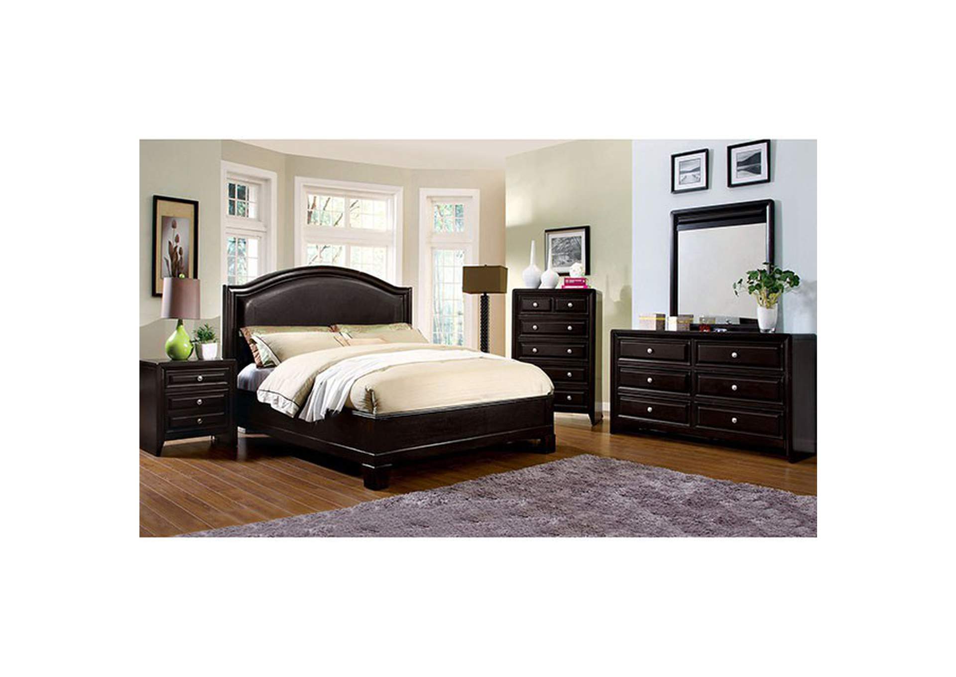 Winsor Cal.King Bed,Furniture of America