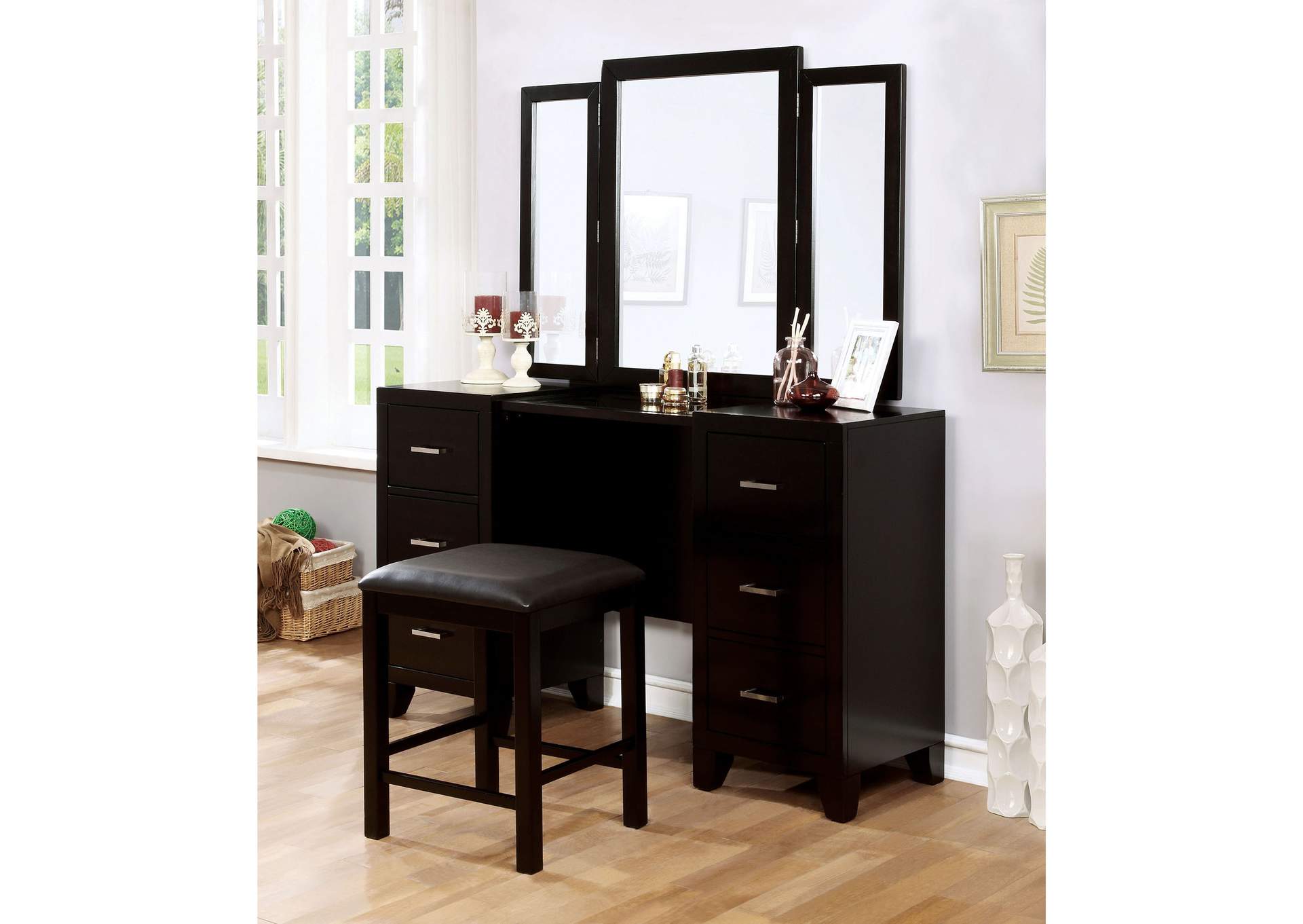 Enrico Vanity w/ Stool,Furniture of America