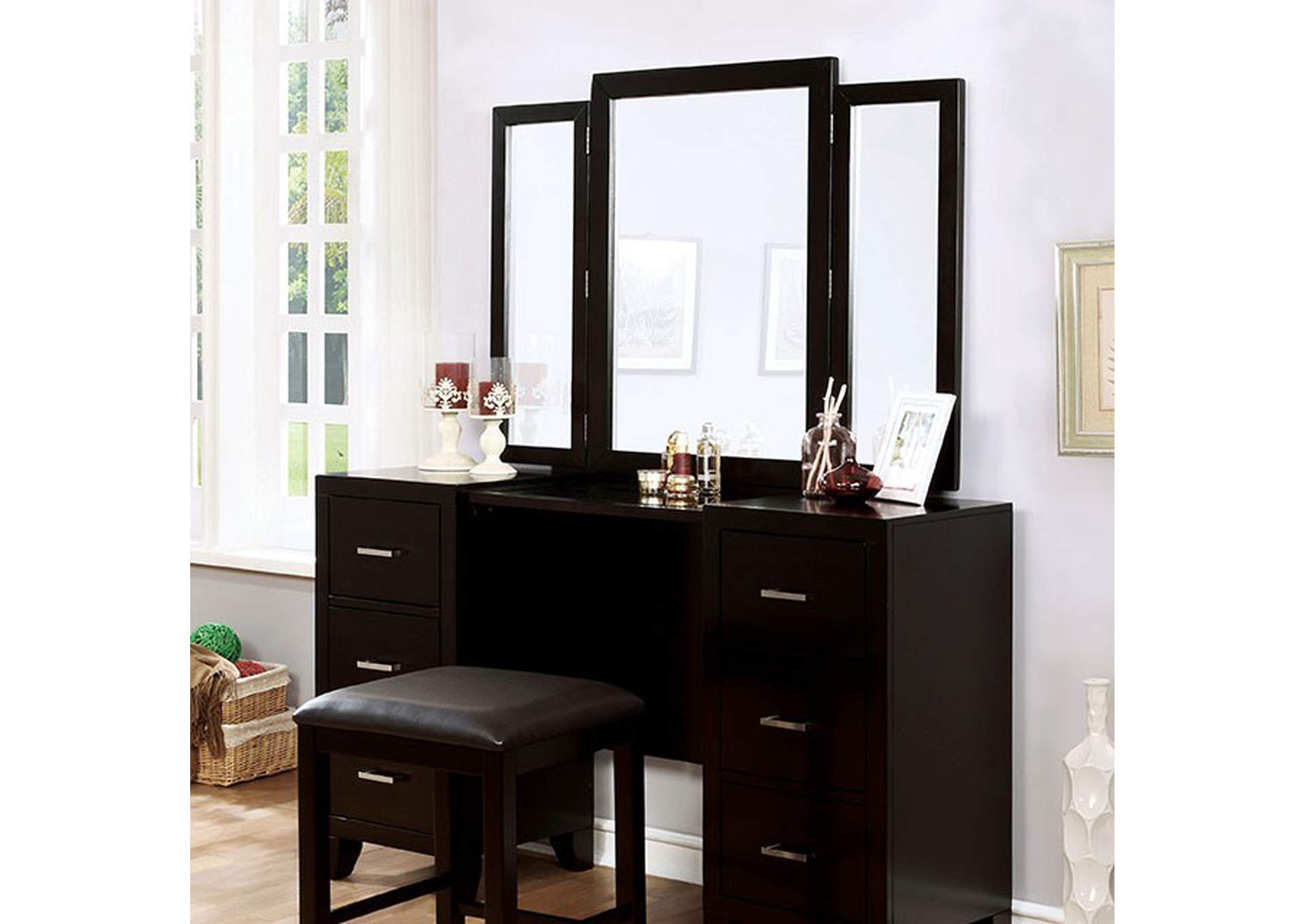 Enrico Vanity w/ Stool,Furniture of America