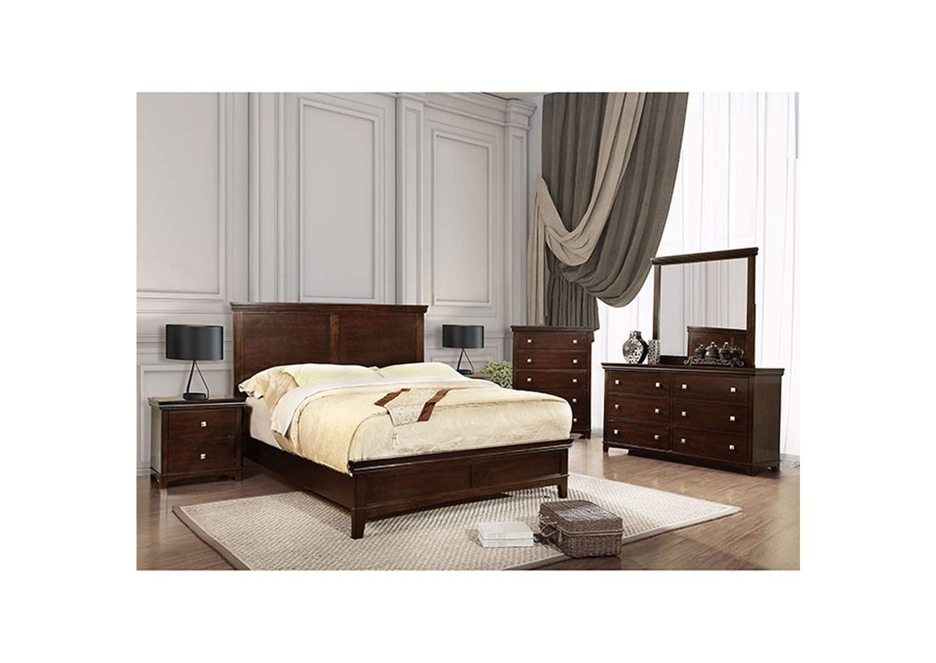 Spruce Cal.King Bed,Furniture of America