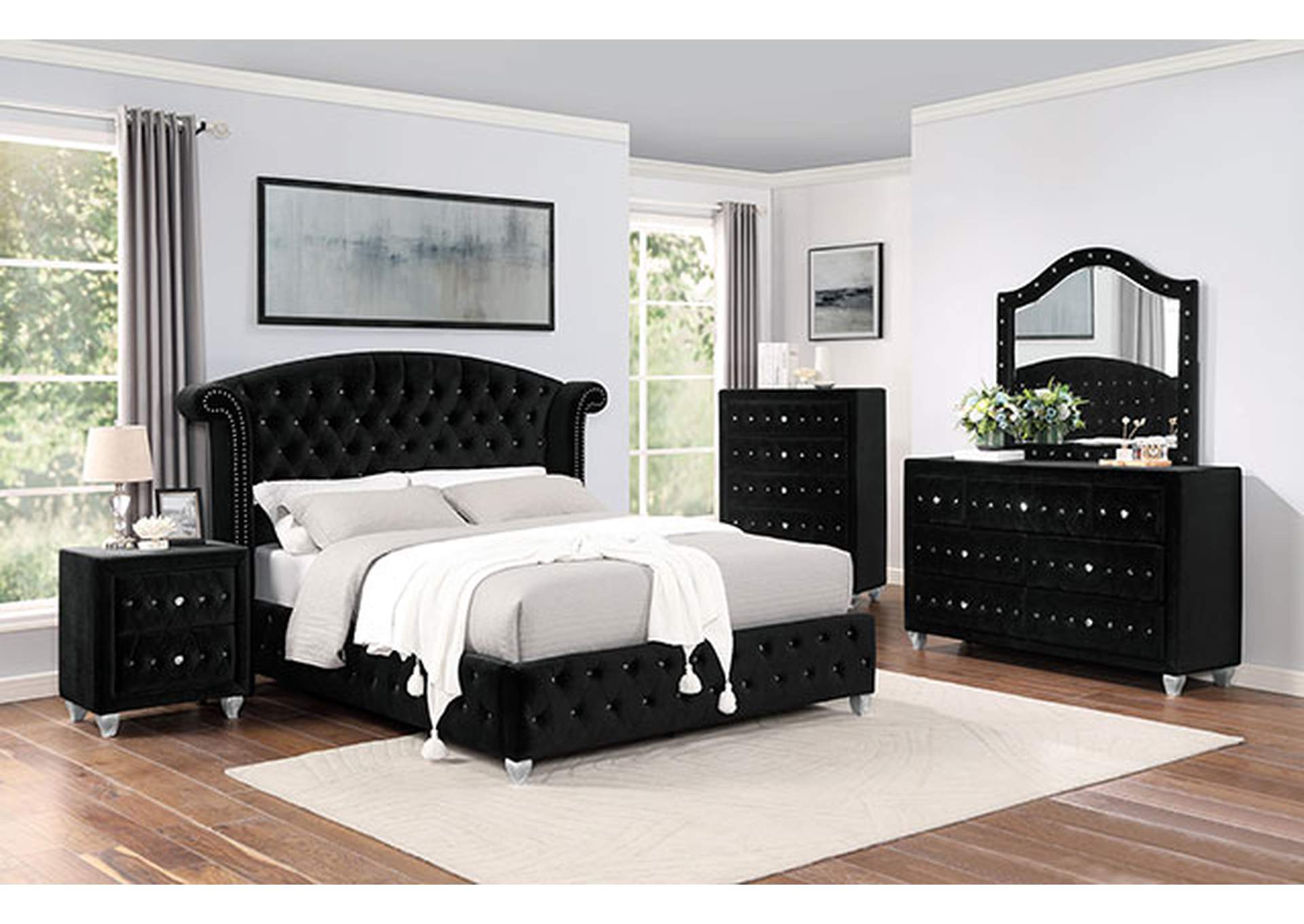 Zohar E.King Bed,Furniture of America