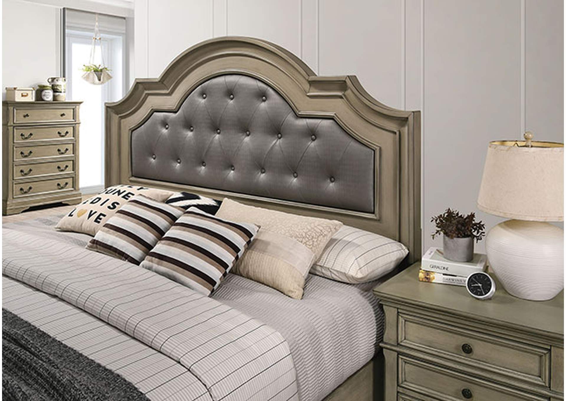 Lasthenia Cal.King Bed,Furniture of America