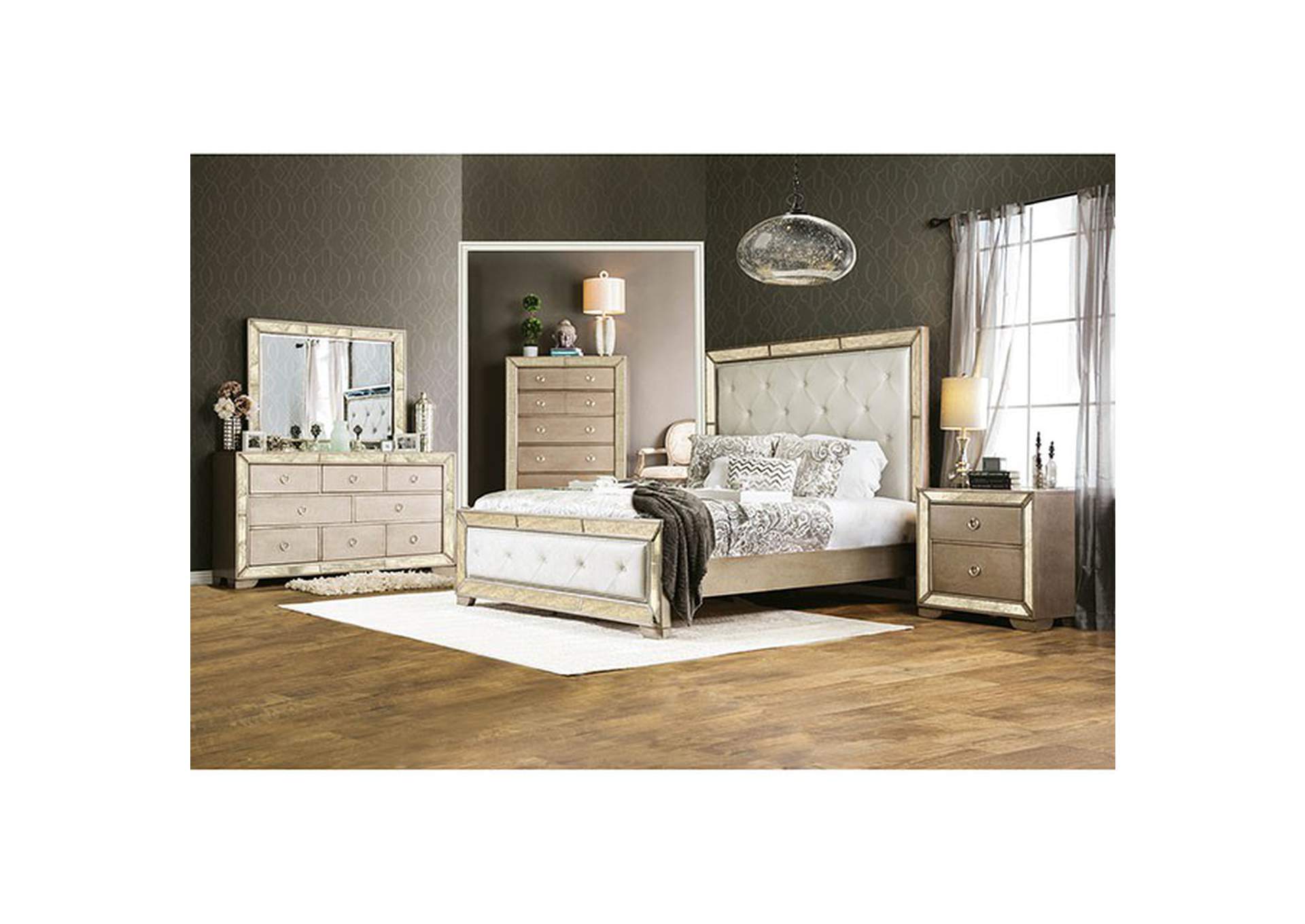 Loraine Queen Bed,Furniture of America