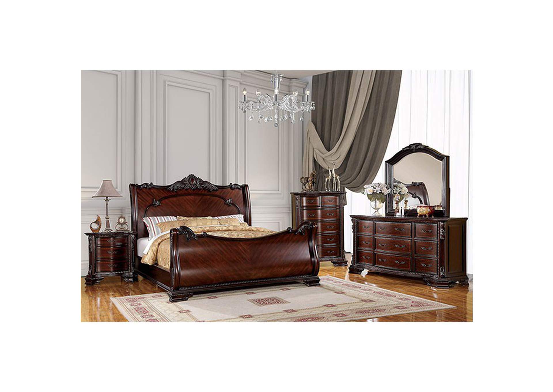 Bellefonte Cal.King Bed,Furniture of America