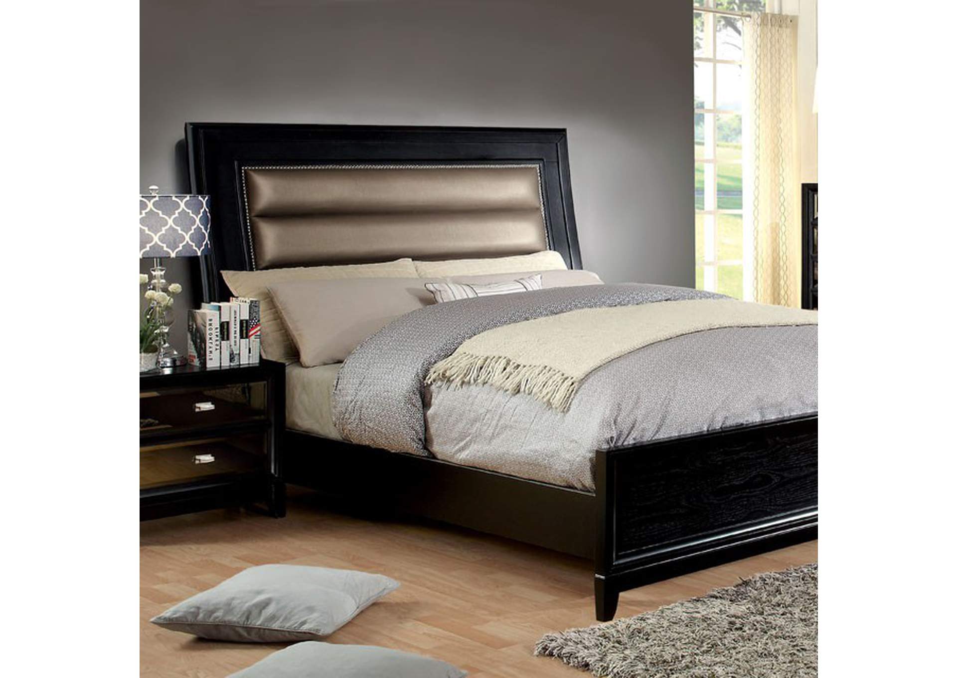 Golva Cal.King Bed,Furniture of America