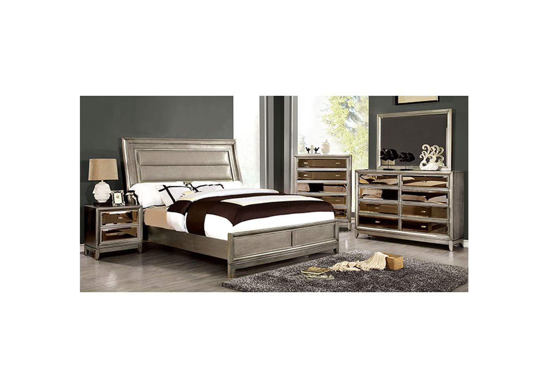 Golva Cal.King Bed,Furniture of America