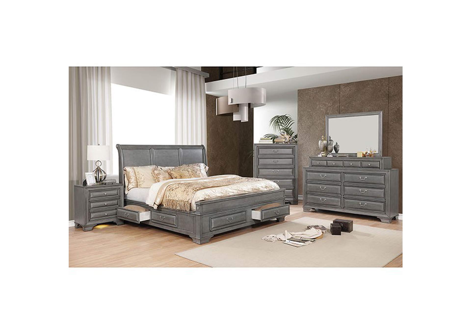Brandt Queen Bed,Furniture of America