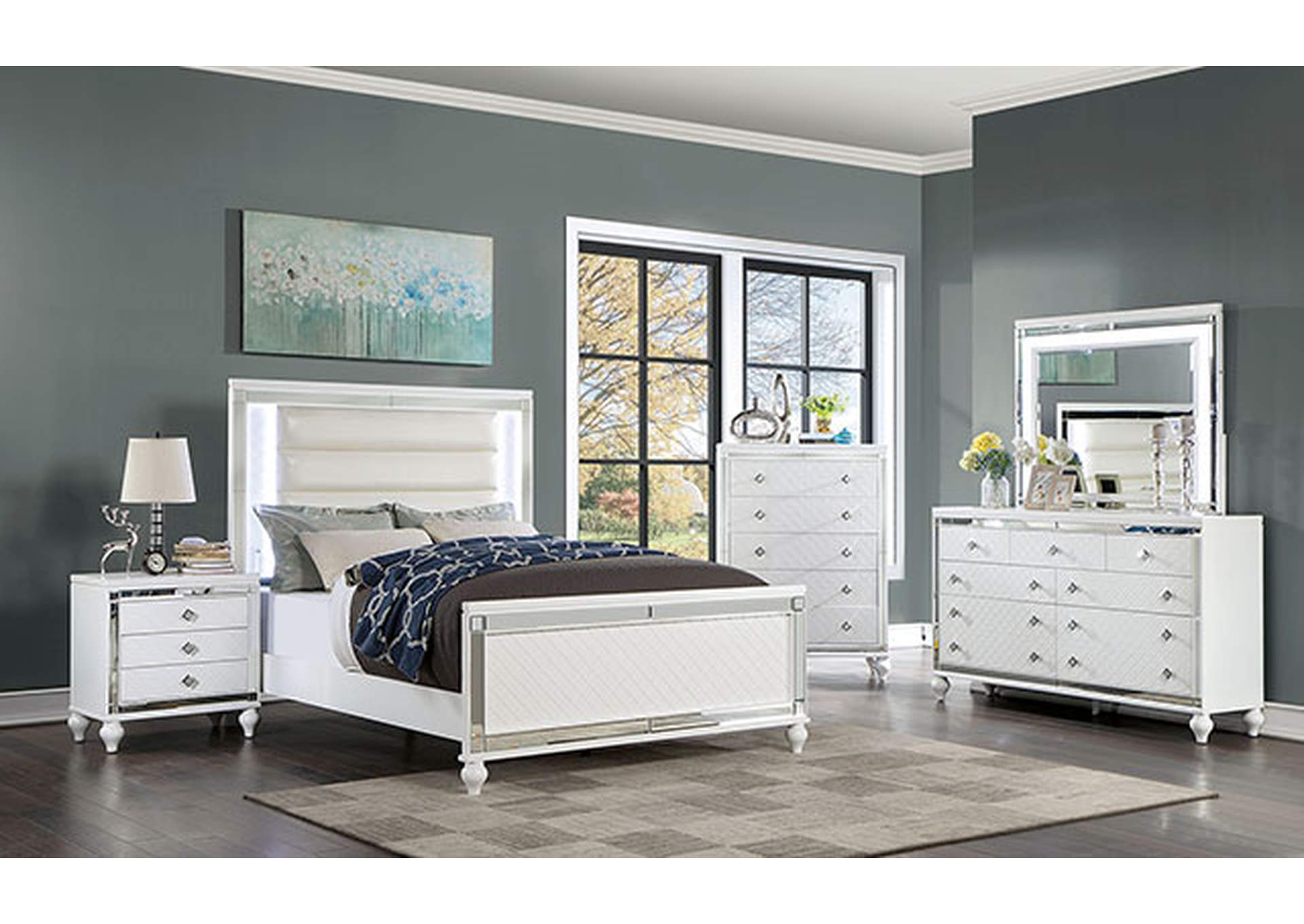 Calandria Bed,Furniture of America