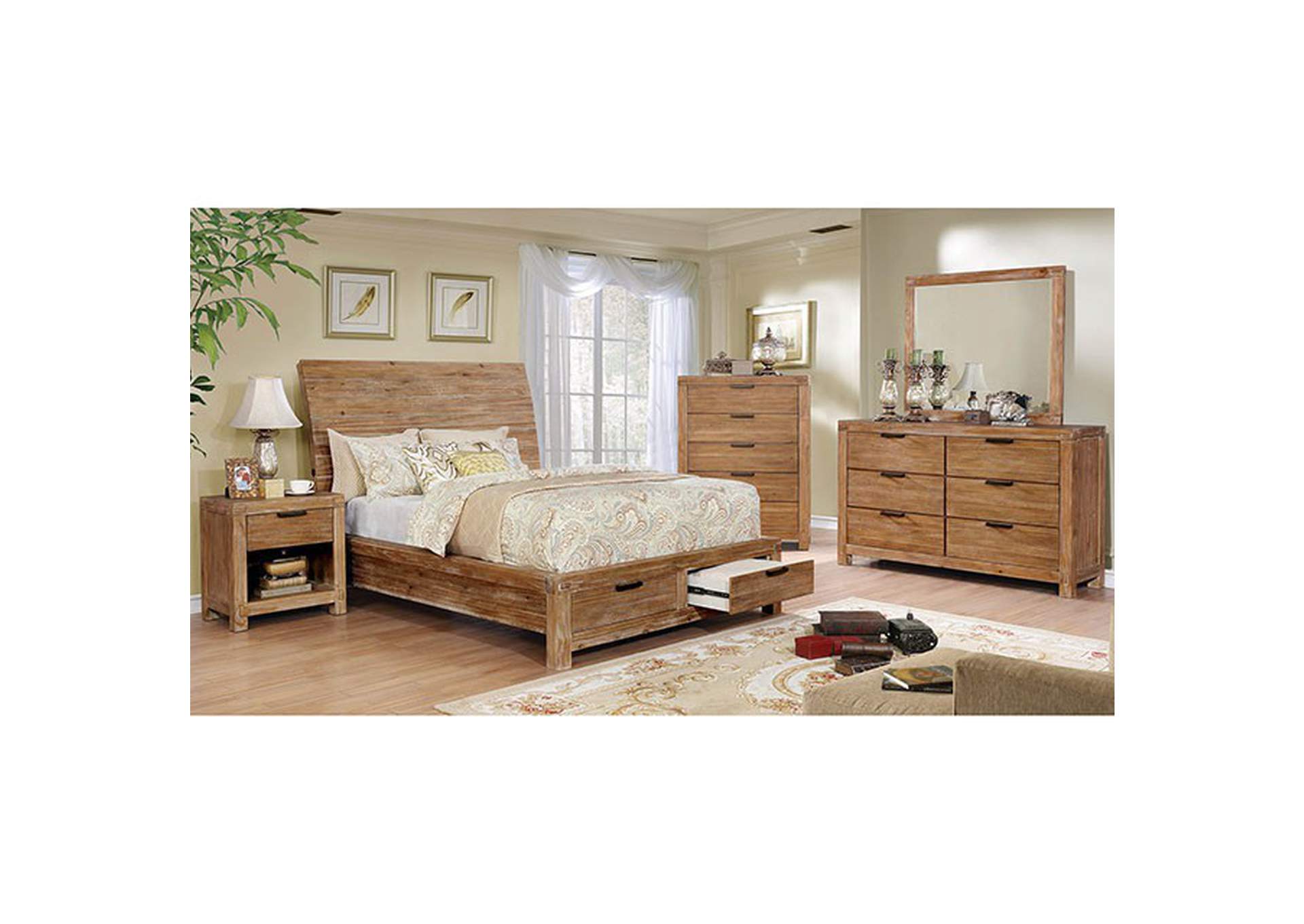 Dion E.King Bed,Furniture of America